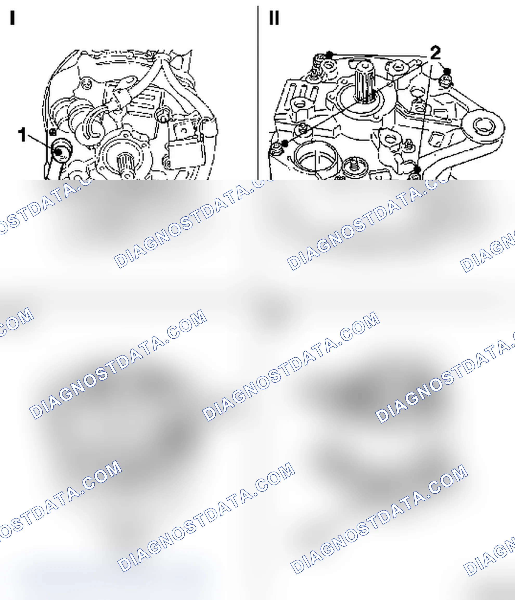 Alternator, Disassemble