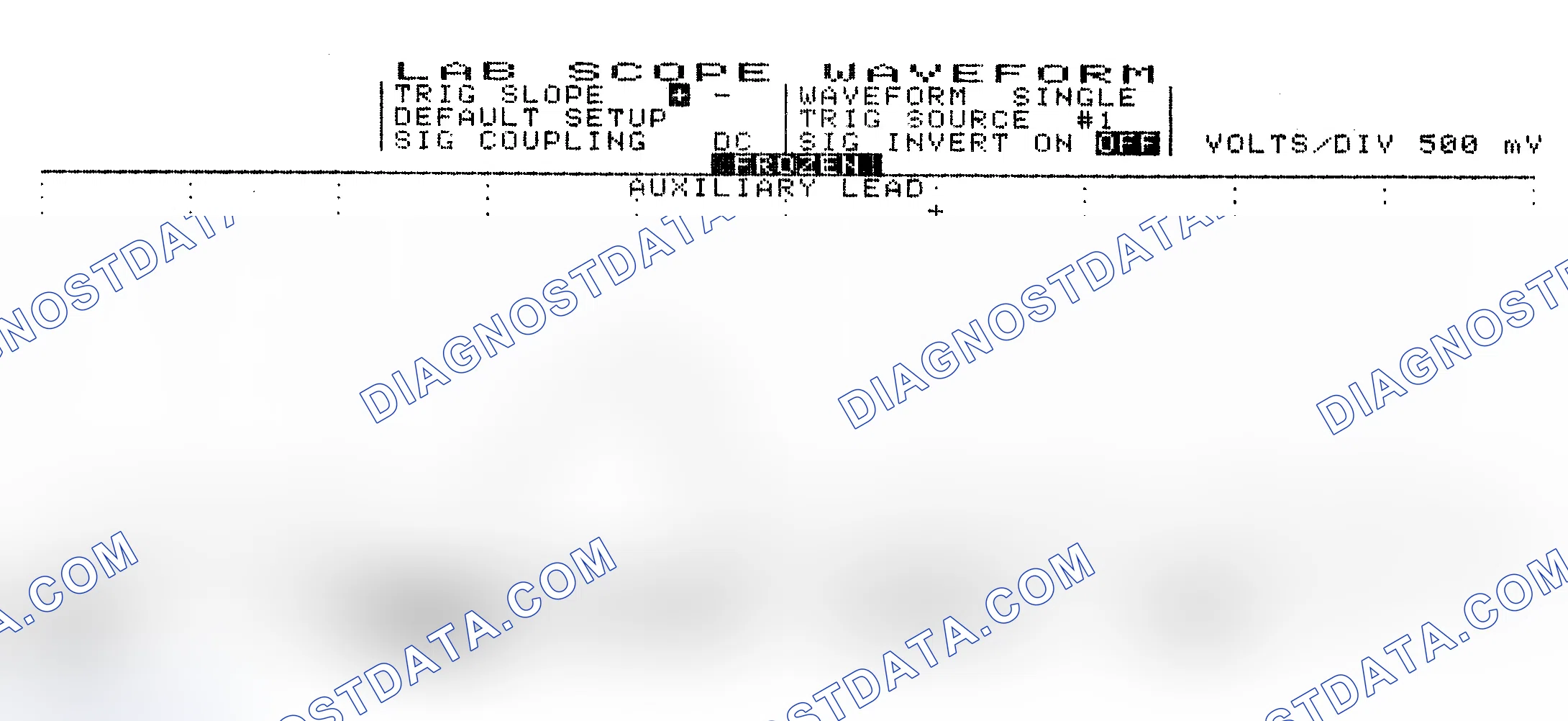 Scheme 10: Single Injector w/Excessive Current Flow - Current Pattern