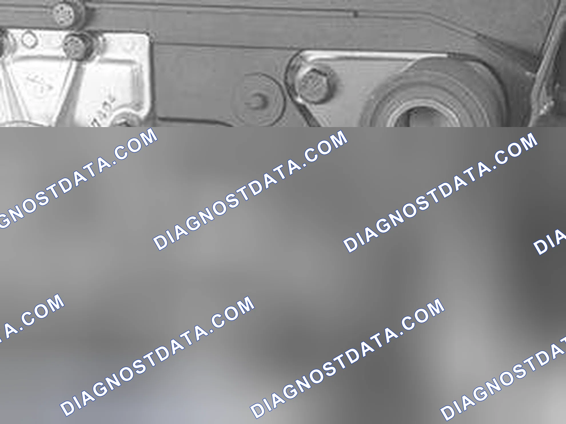Scheme 246: Removing the belt tensioner and idler pulley