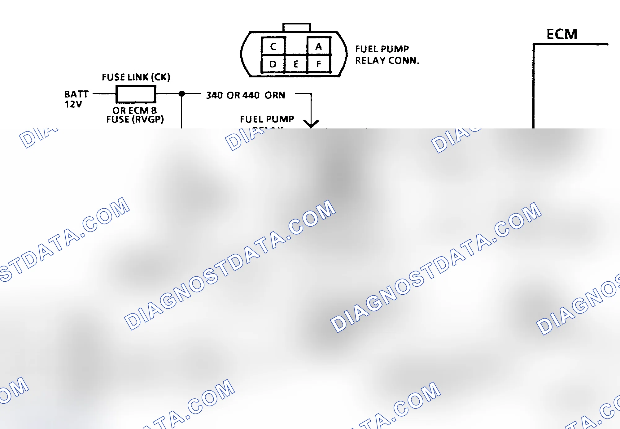 Scheme 21: Chart A-5 Schematic, Fuel Pump Ckt Diagnosis (C, K, R, V, G, P & GP Series) One Fuel Tank