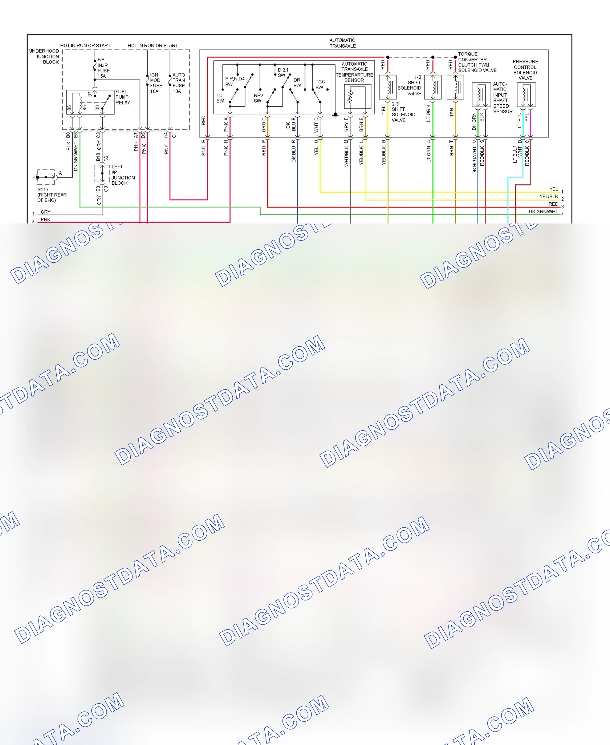 Scheme 5: PCM Wiring Diagram (Alero & Grand Am - 3.4L - 2 Of 3)