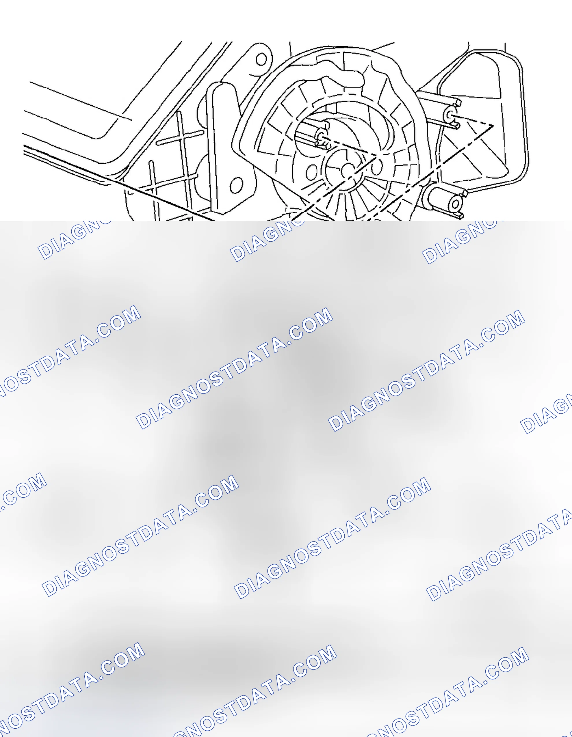 Scheme 98: AIRFLOW MODE ACTUATOR REMOVAL/INSTALLATION [L3 WITH TC]