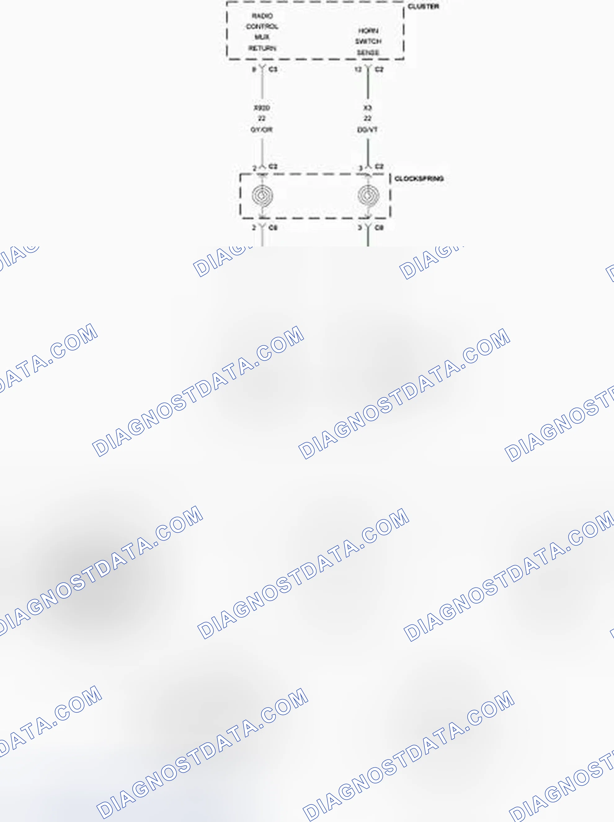 Scheme 48: B2339-HORN SWITCH STUCK - WITHOUT EVIC