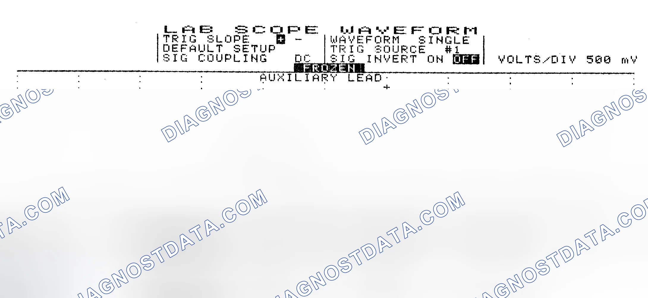 Scheme 10: Single Injector w/Excessive Current Flow - Current Pattern