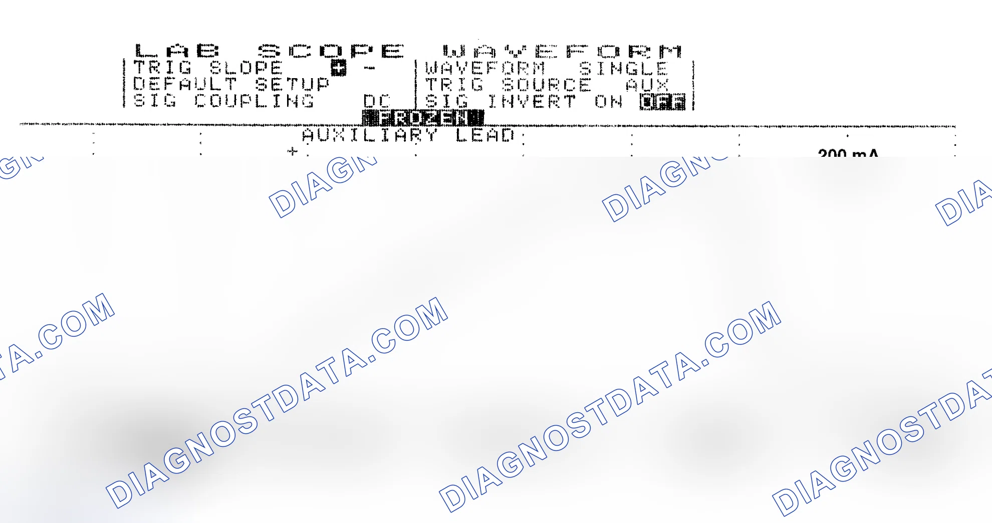 Scheme 13: Single Injector w/Normal Current Flow - Current Pattern