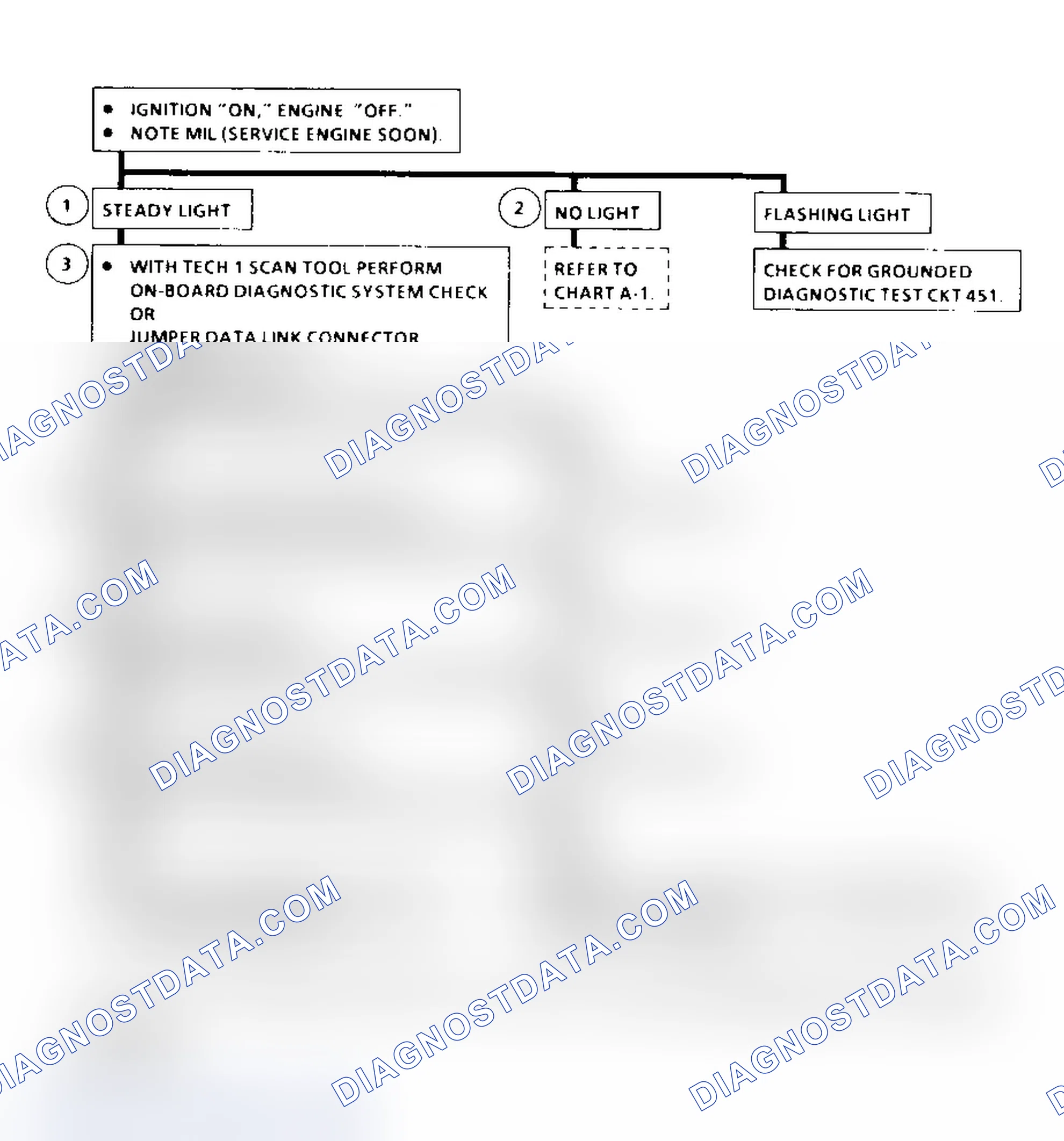 Scheme 313: Diagnostic System Check Flow Chart ("C" & "K" Series)