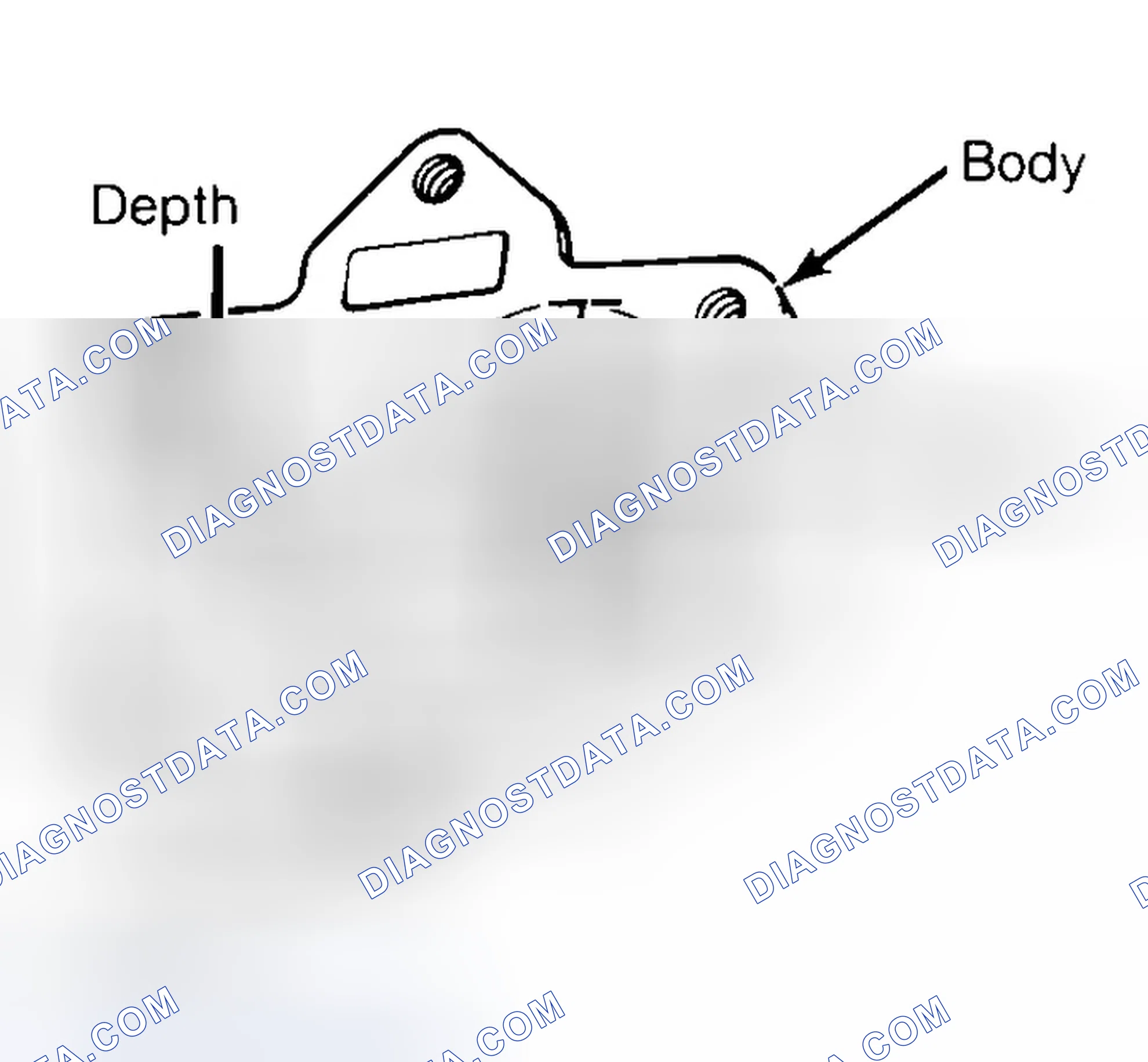 Scheme 35: Measuring Oil Pump Gear Cavity