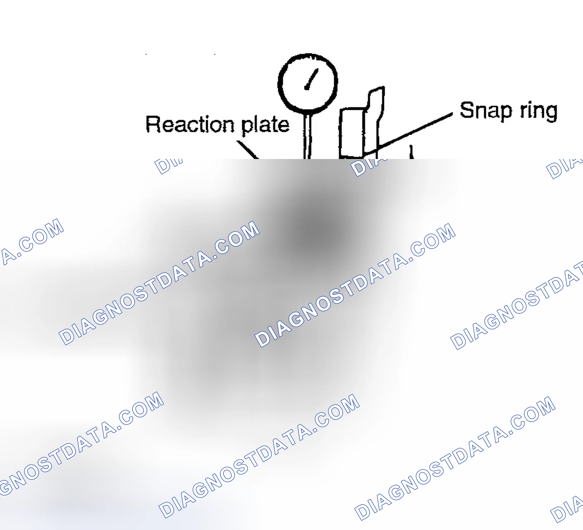 Scheme 14: BRAKE REACTION PLATE END PLAY ADJUSTMENT