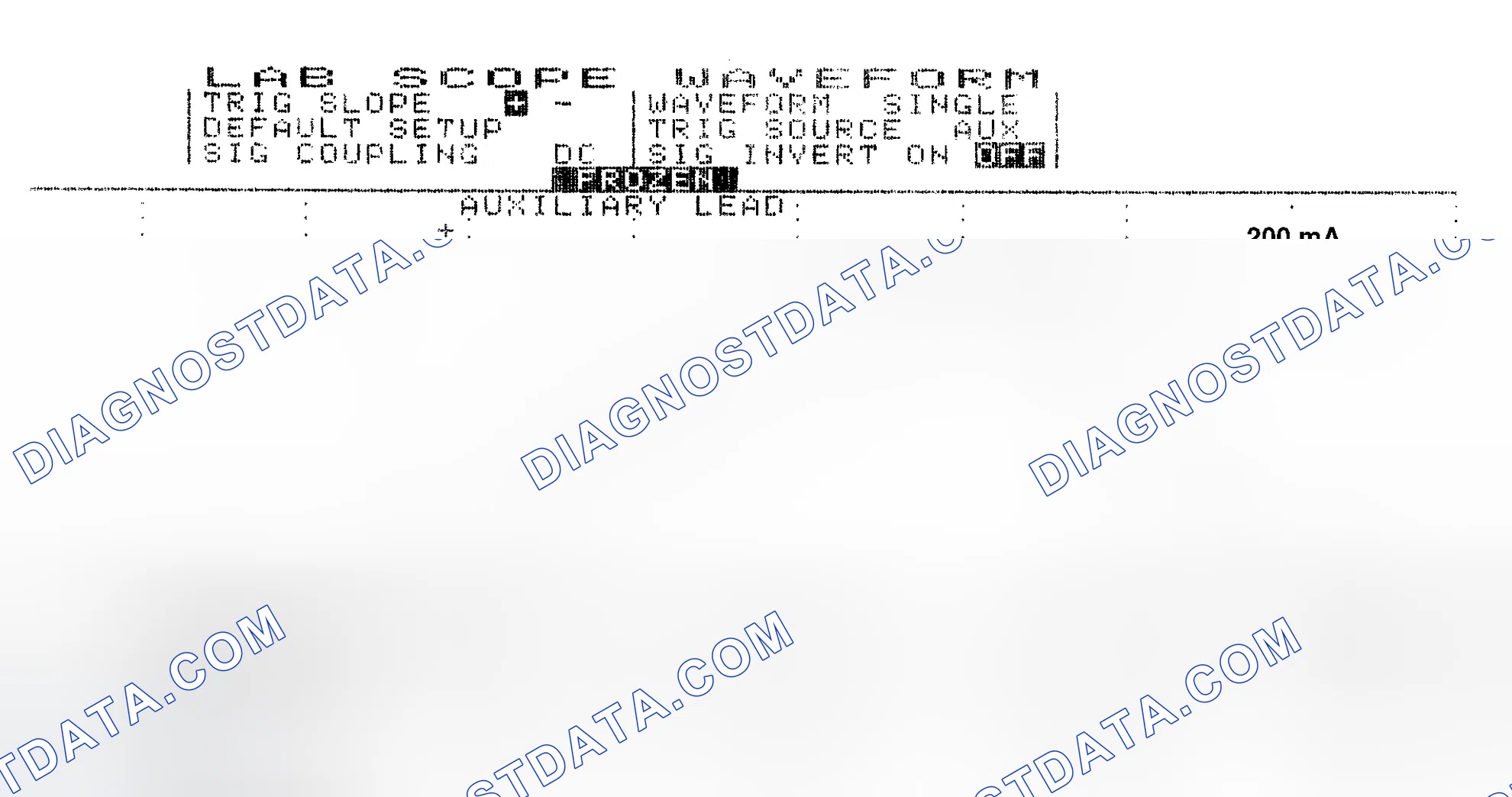 Scheme 13: Single Injector w/Normal Current Flow - Current Pattern