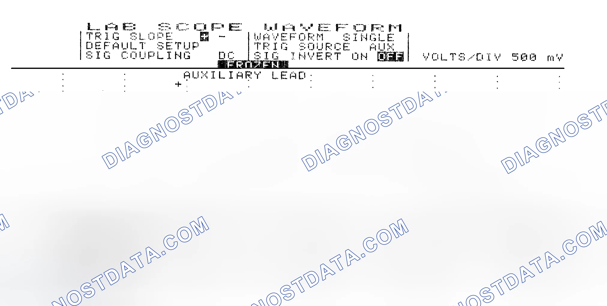 Scheme 14: Single Injector w/Excessive Current Flow - Current Pattern
