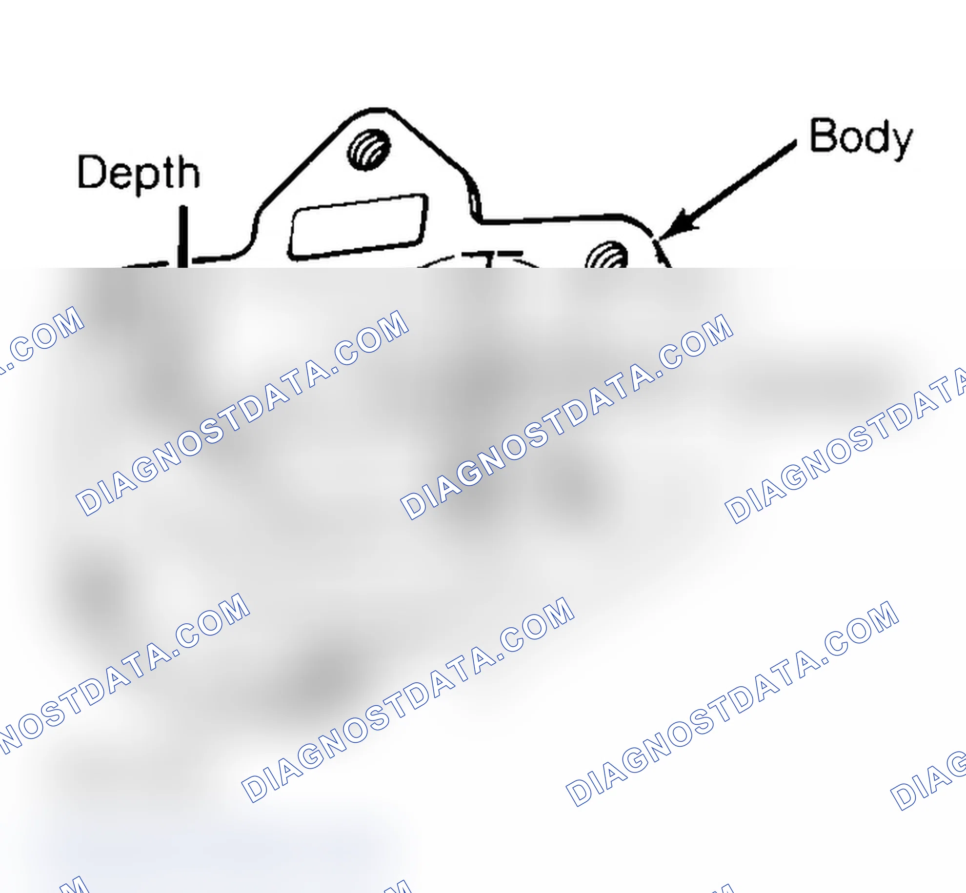 Scheme 35: Measuring Oil Pump Gear Cavity