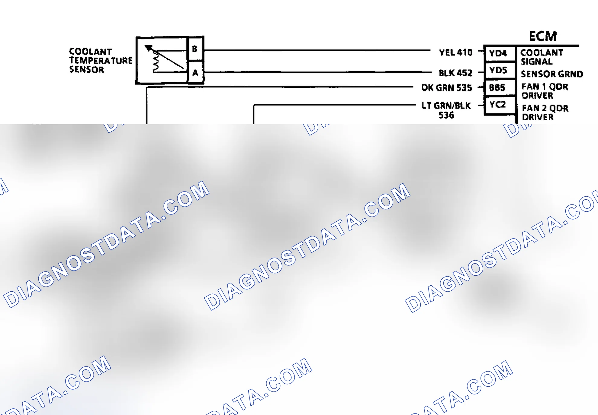 Scheme 50: Chart C-12C-B, Wiring Diagram Coolant Fan Check No High Speed Front Fan (Reatta)