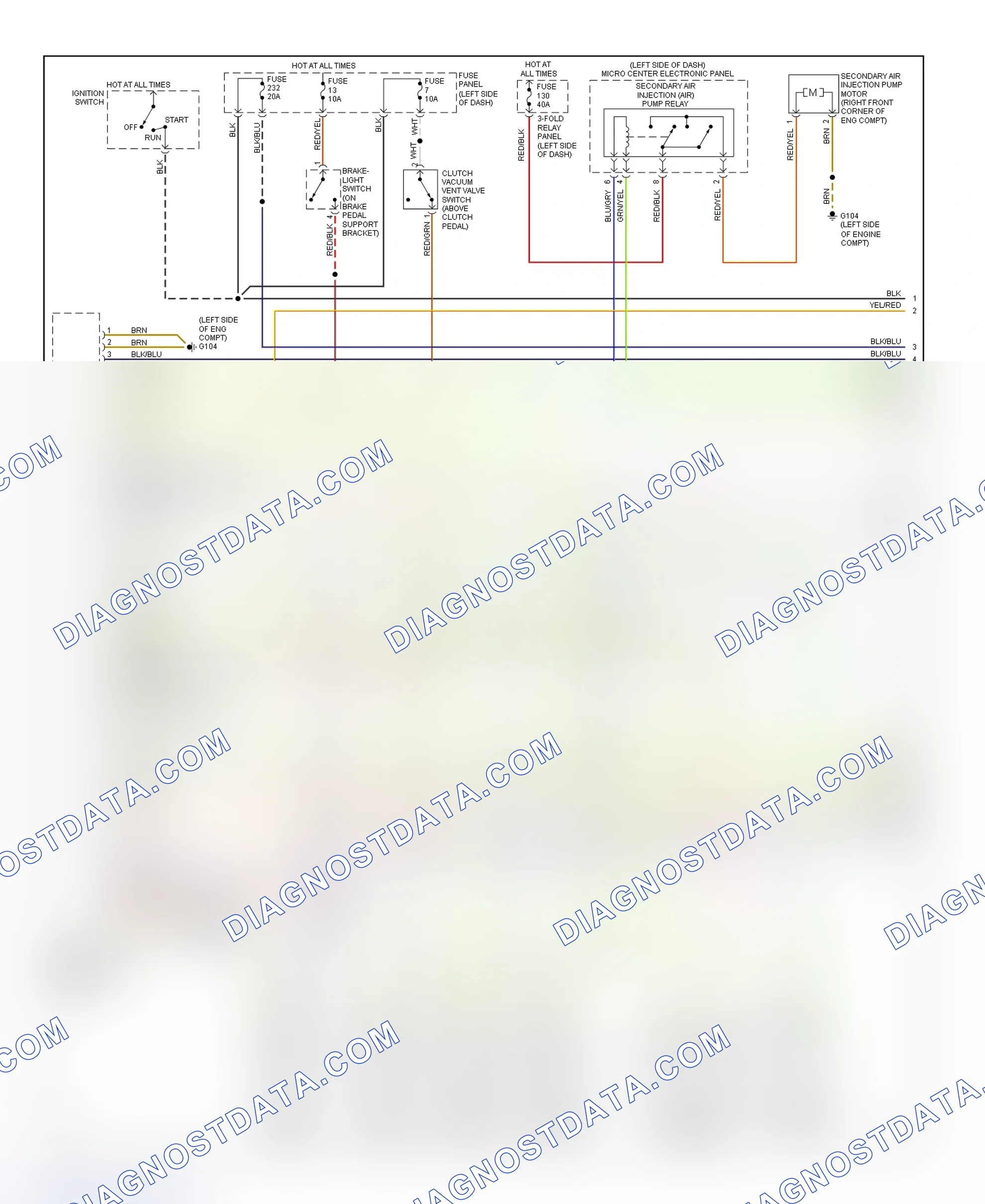 Scheme 7: Wiring Diagram (A6 2.7L Turbo - 1 Of 3)
