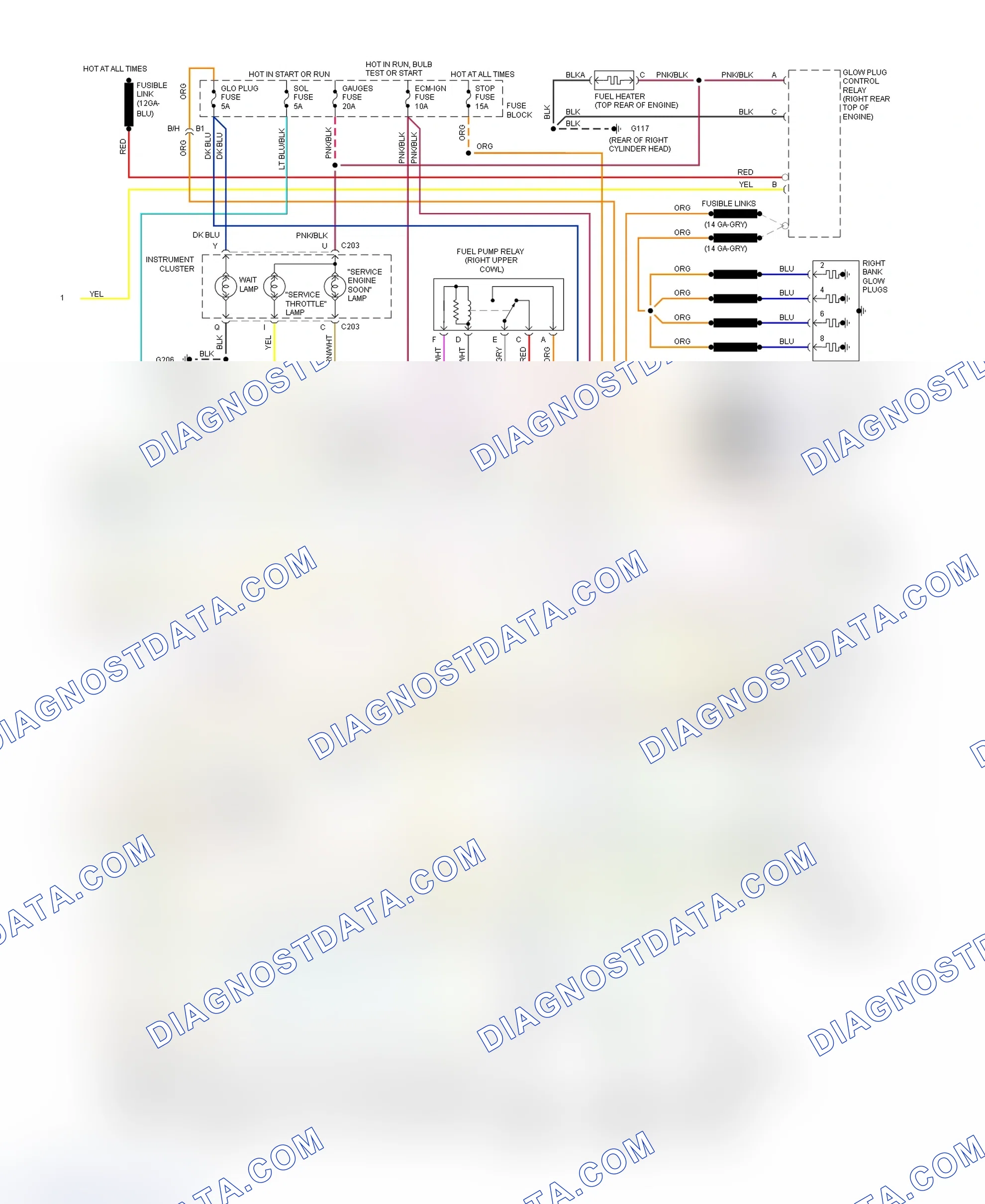 Scheme 19: Wiring Diagram (6.5L With 4L80-E - 2 Of 2)