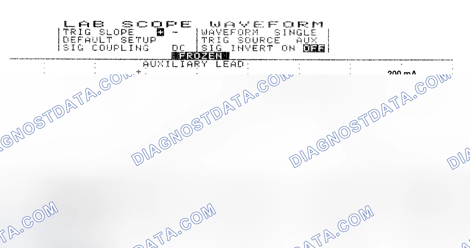 Scheme 13: Single Injector w/Normal Current Flow - Current Pattern