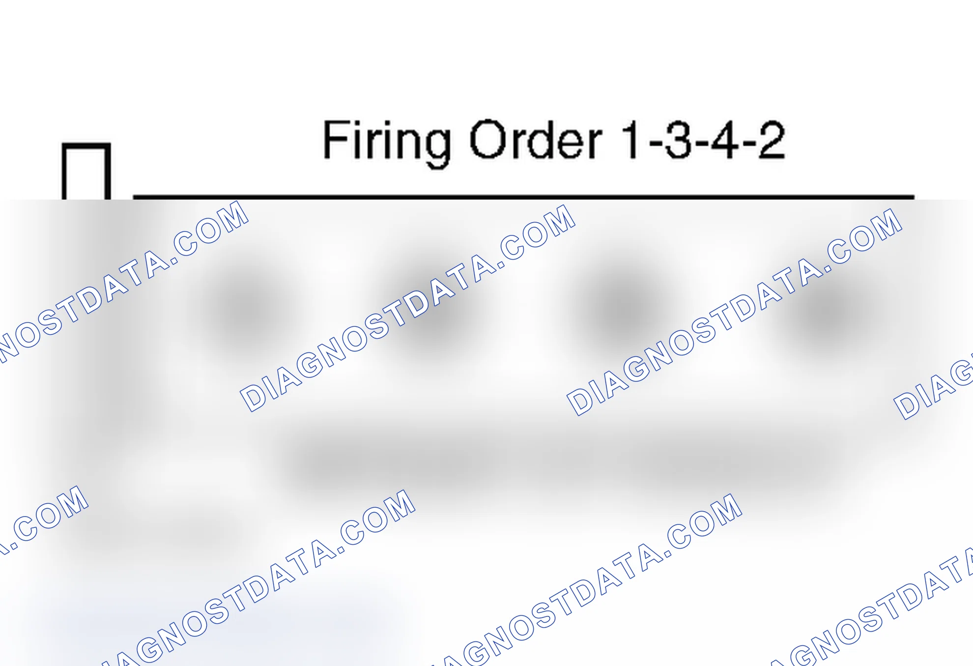 Scheme 1: Firing Order (1.3L, 1.8L, 1.9L, 2.2L & 2.4L)
