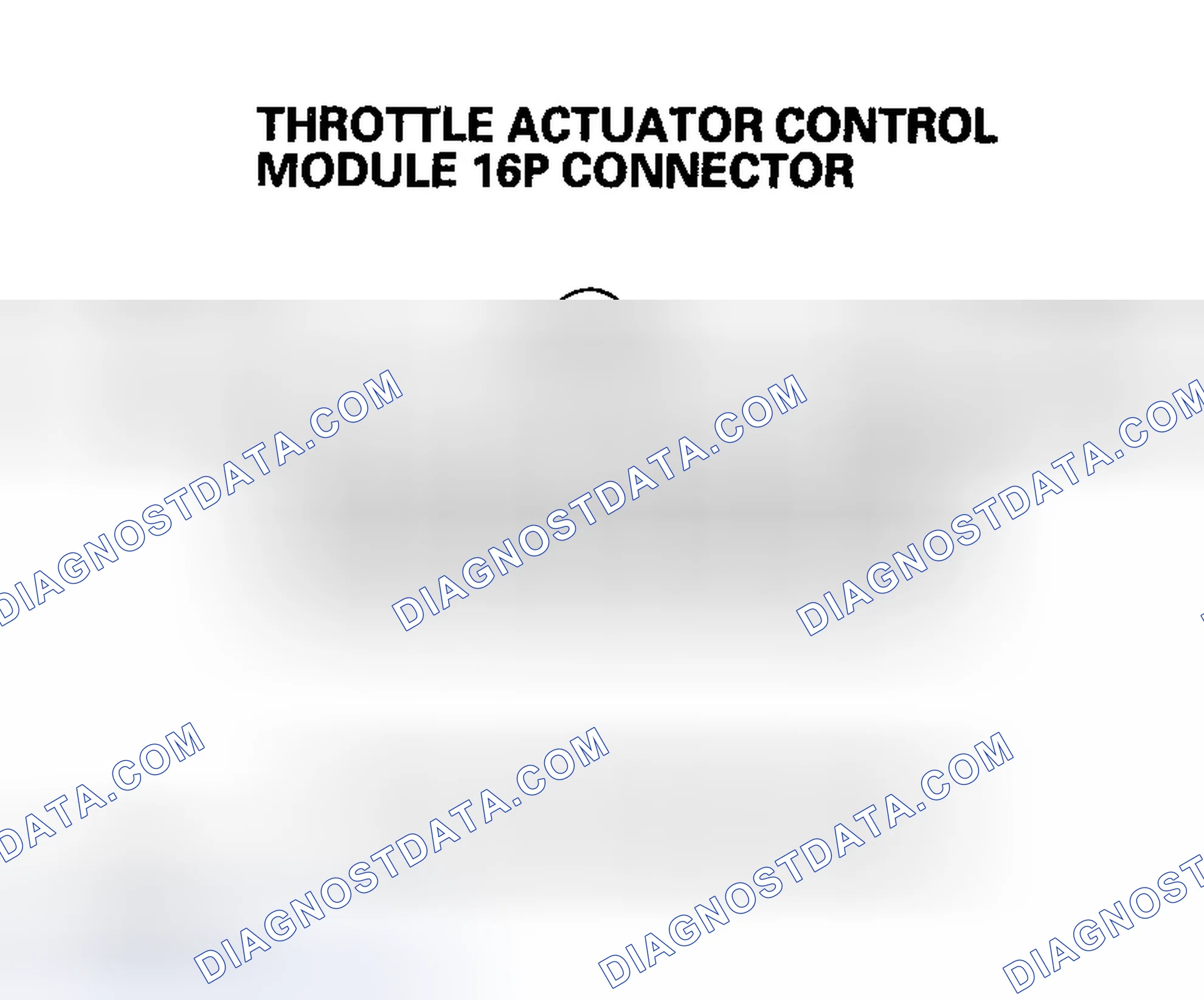 Scheme 385: DTC P2118: Throttle Actuator Current Range/ Performance Problem