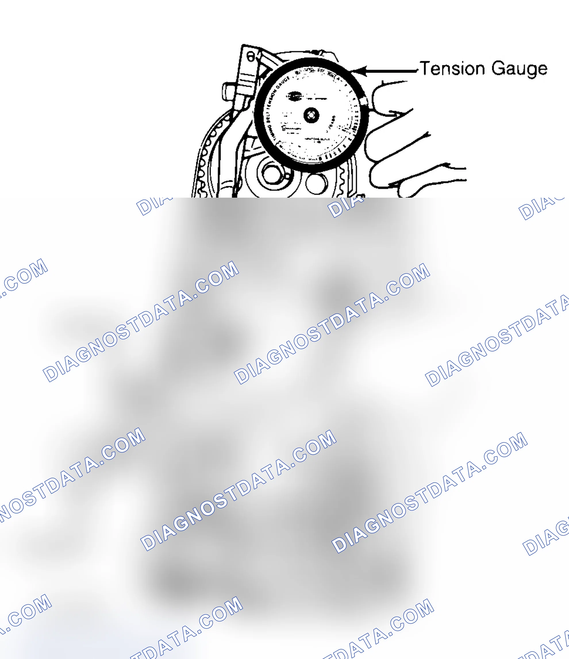 Scheme 28: Adjusting Typical Timing Belt Tension