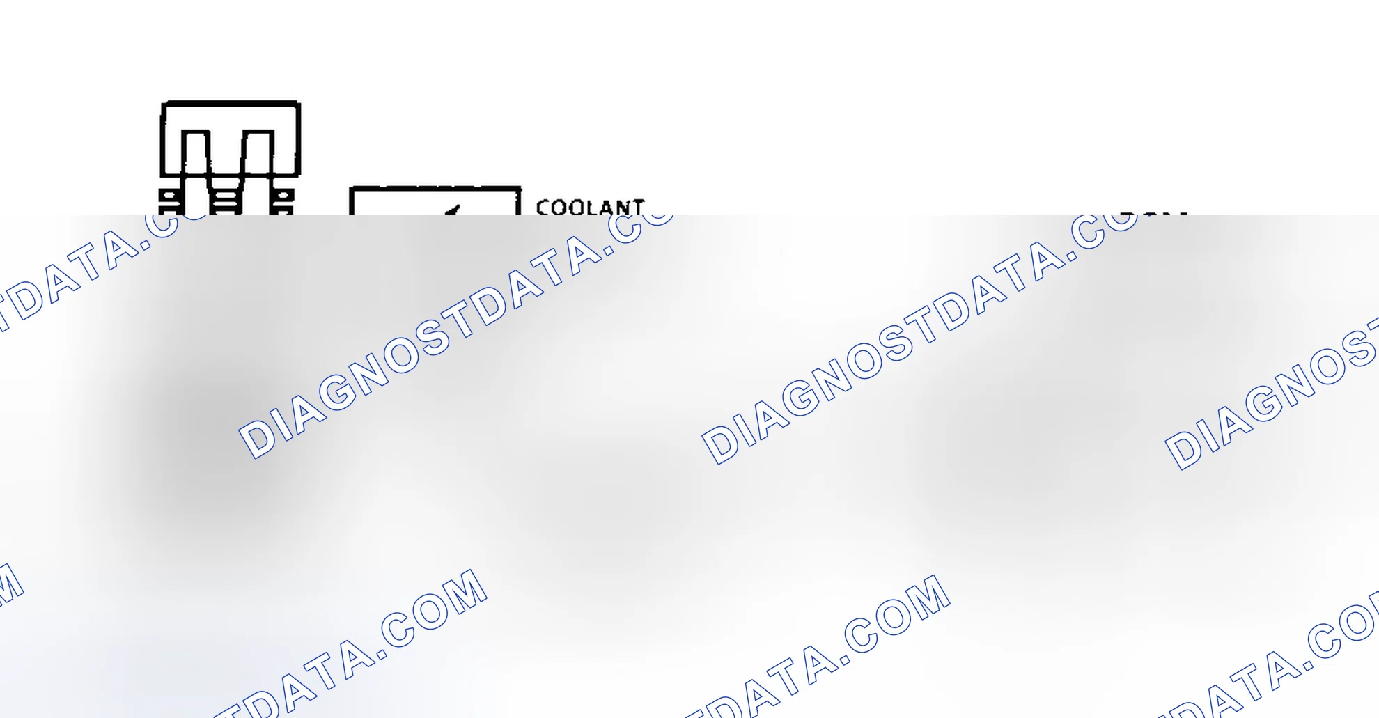 Scheme 28: Code 14 Schematic Coolant Sensor Signal Voltage Low