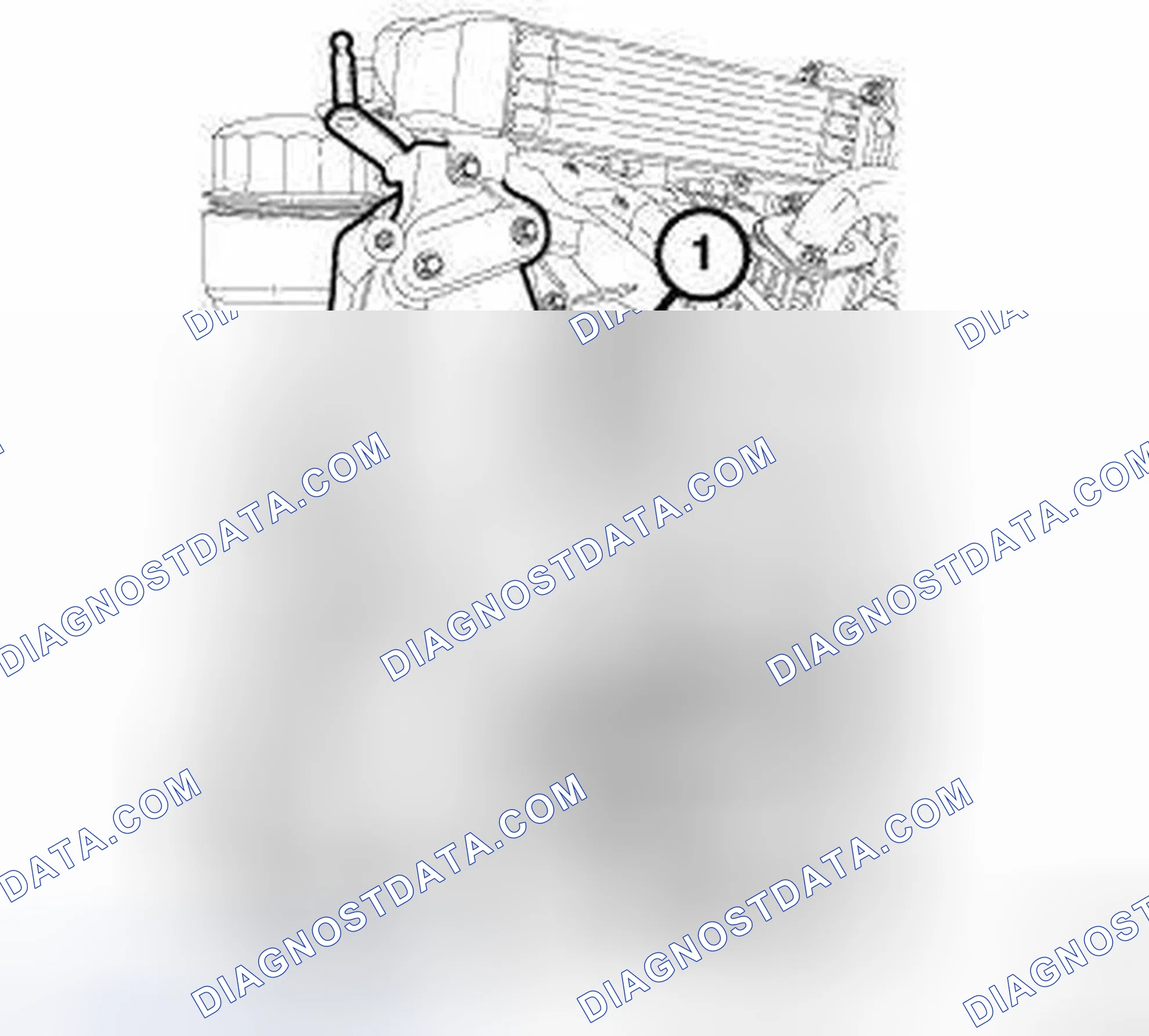Scheme 3: ACCESSORY CARRIER BRACKET REMOVAL - DIESEL ENGINE
