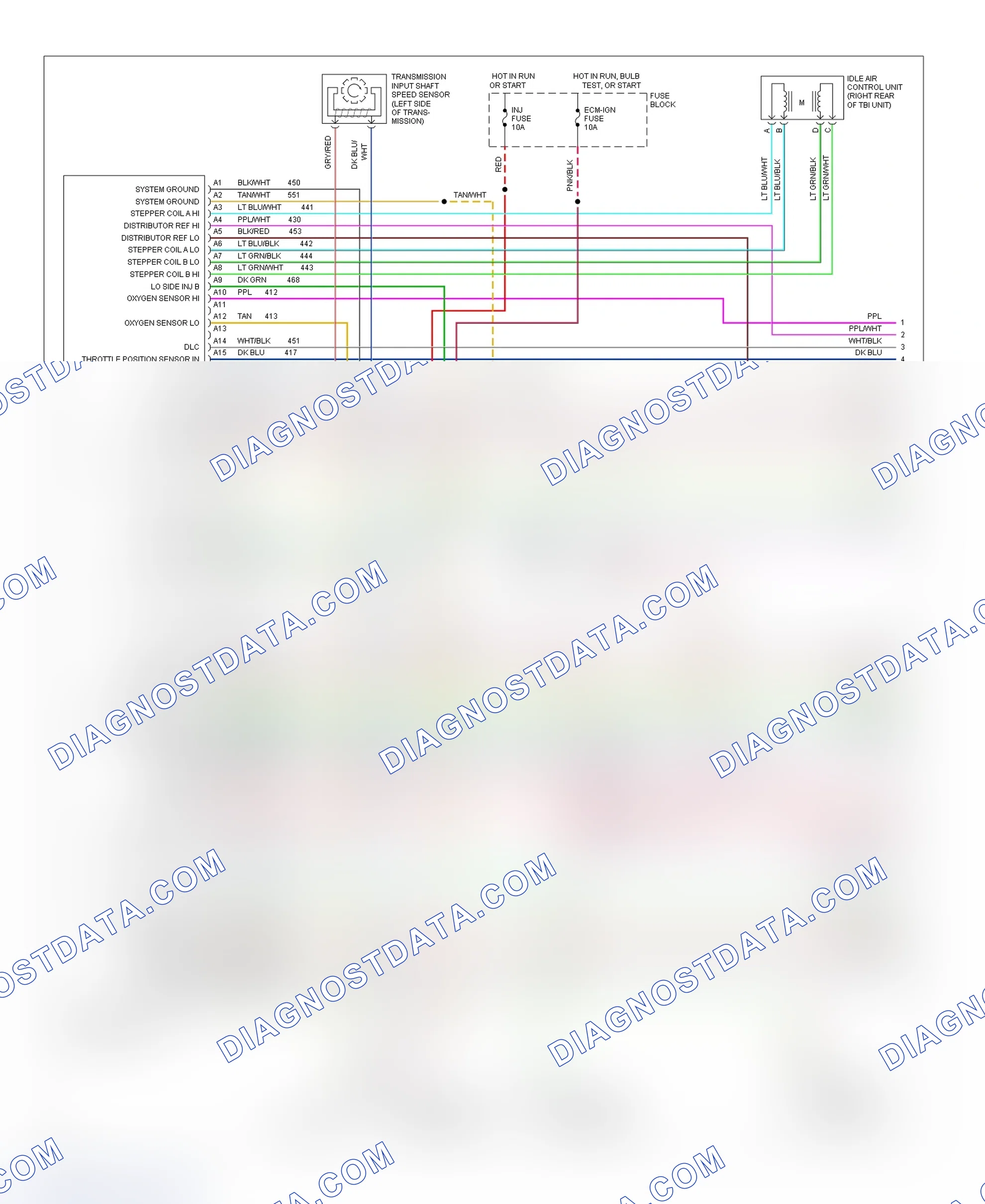 Scheme 29: Wiring Diagram (Pickup, Sierra & Suburban - 7.4L With A/T - 1 Of 3)