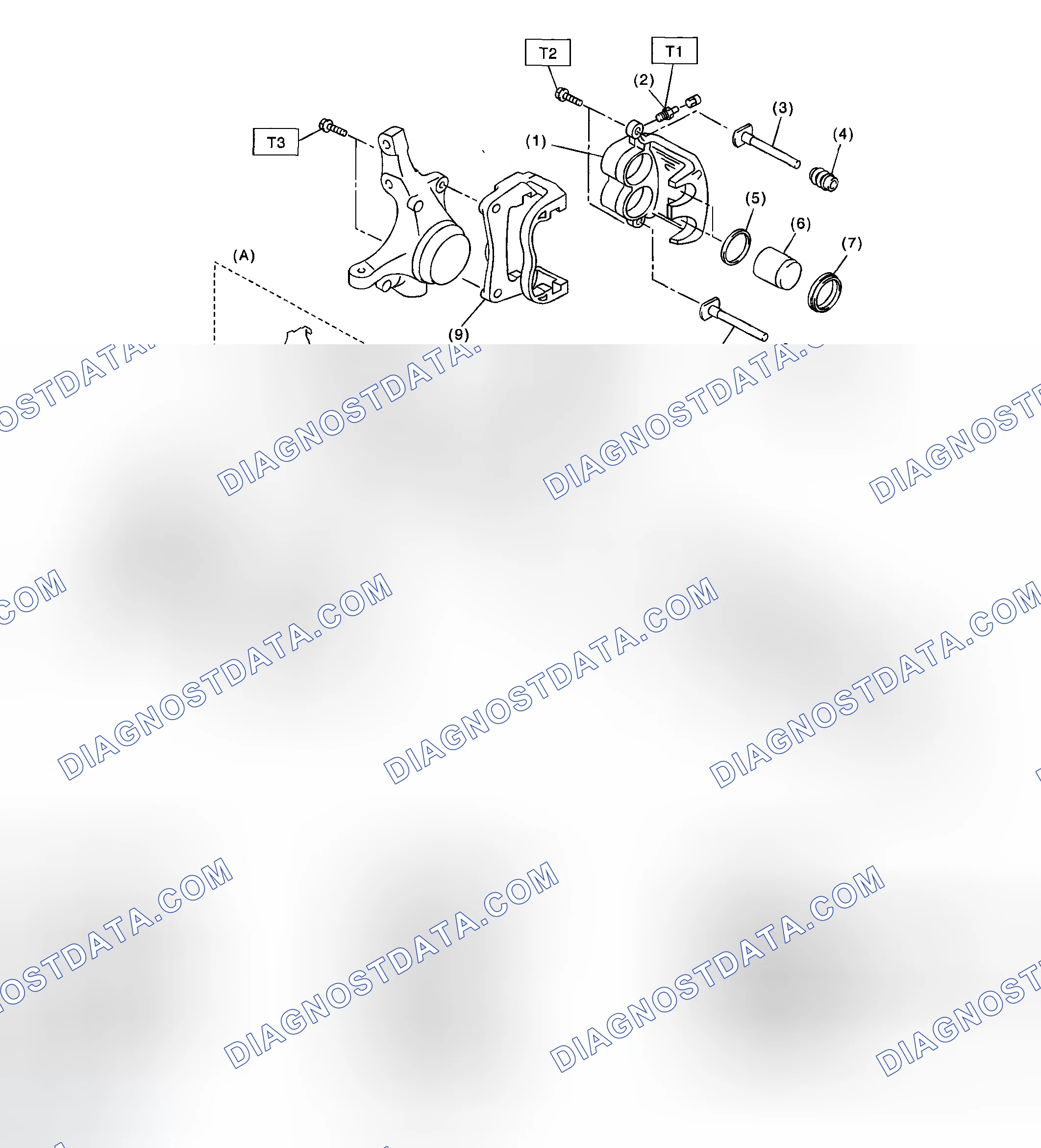 Scheme 9: FRONT DISK BRAKE