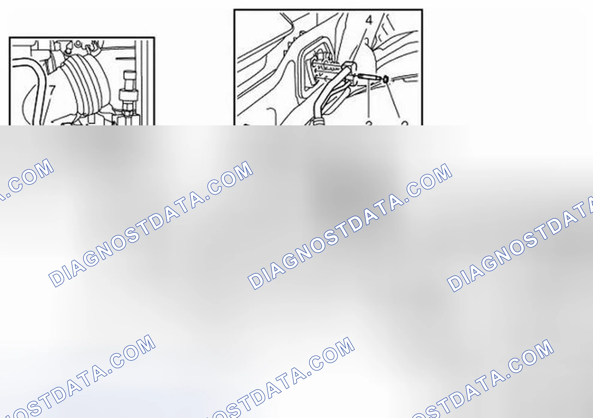 Scheme 88: Air Conditioning Evaporator Hose Assembly Replacement (LHU/A20NFT)