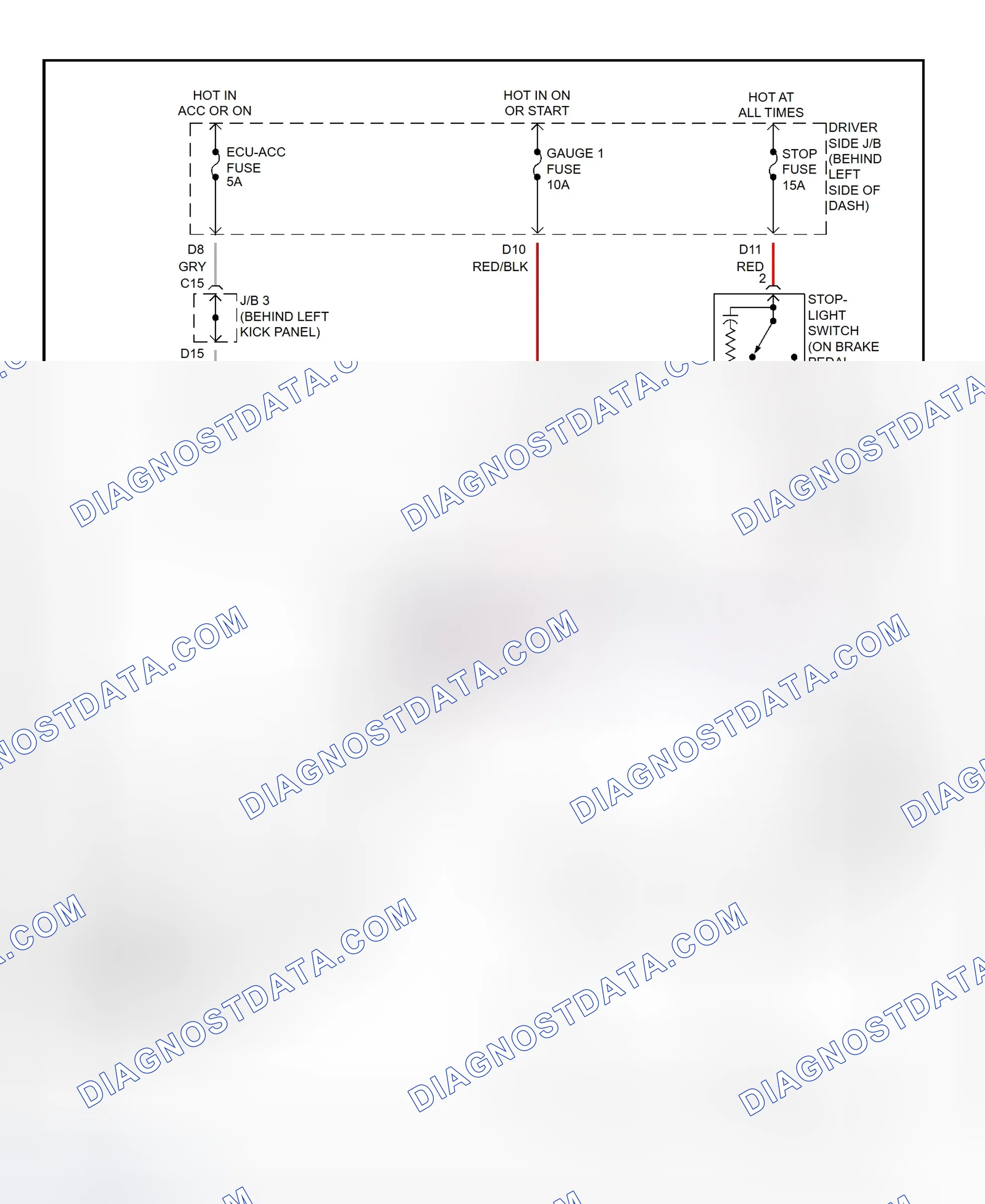 Scheme 390: Shift Interlock System Wiring Diagram (2002 - Toyota Avalon)
