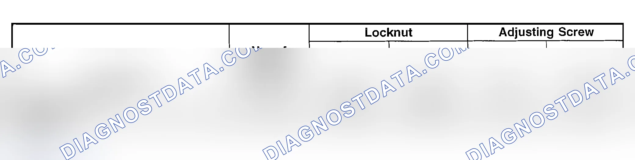 Scheme 121: BAND ADJUSTMENT & TORQUE CHART