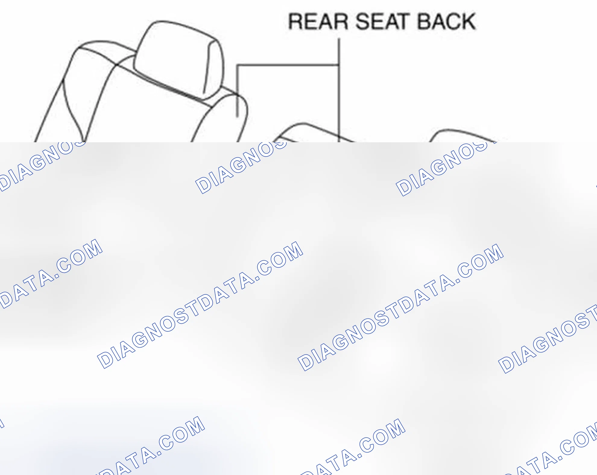 Scheme 69: REAR SEAT BACK TRIM REMOVAL/INSTALLATION