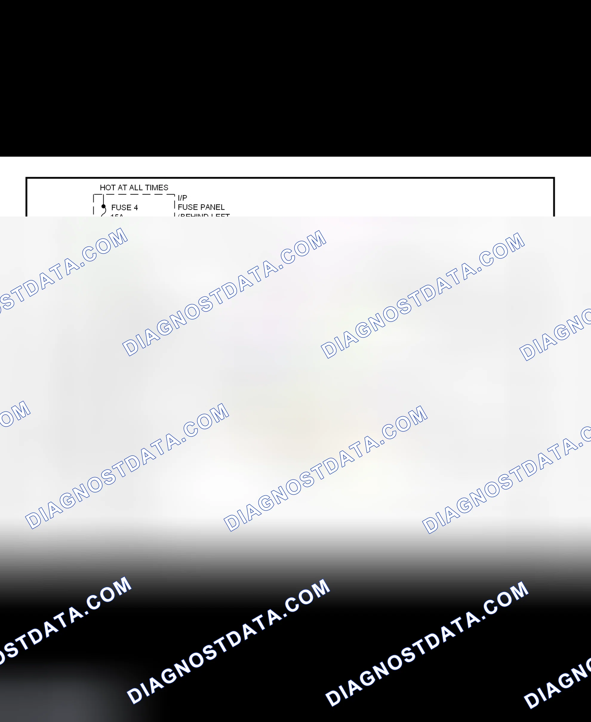 Scheme 2: Power Mirror System Wiring Diagram