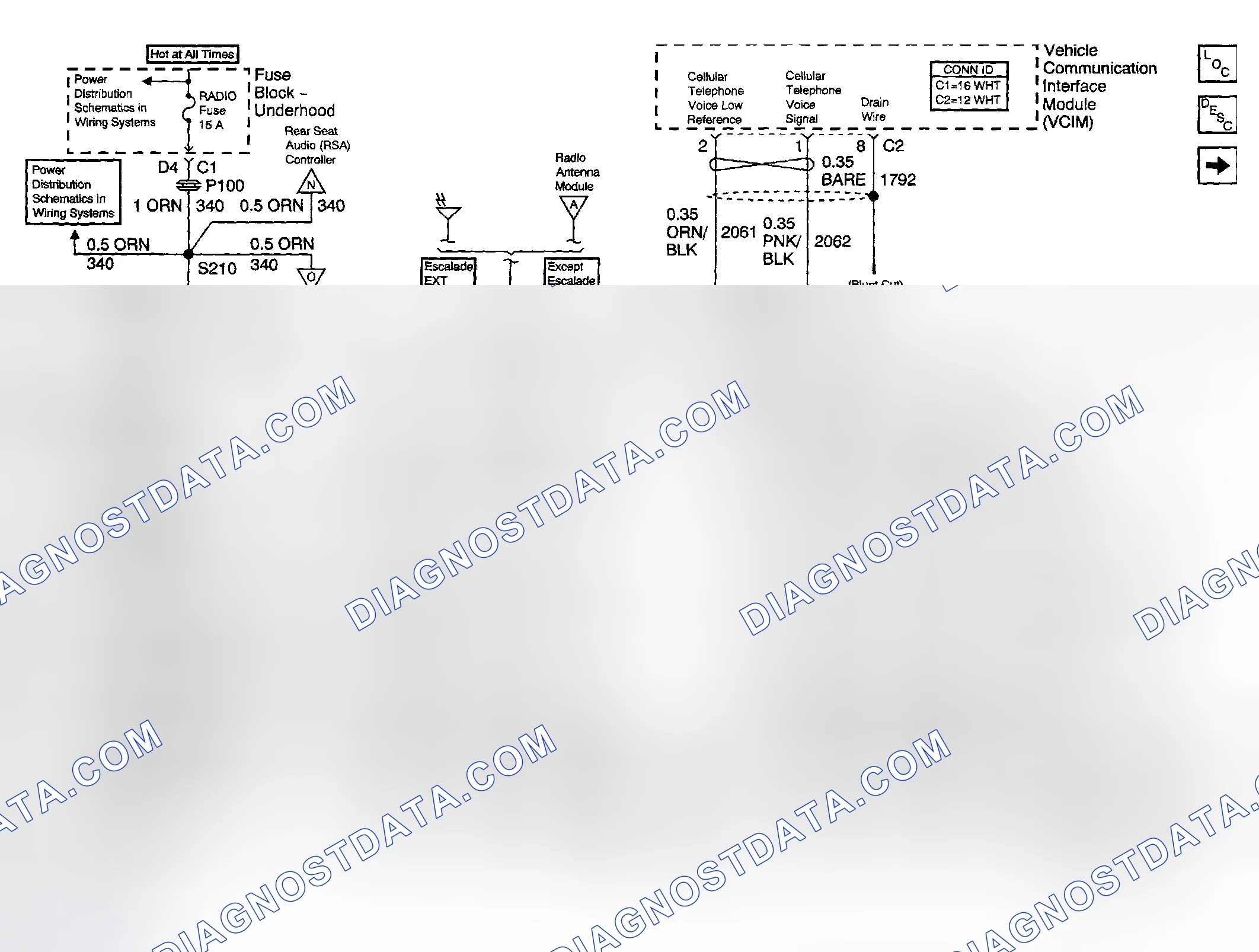 Scheme 12: Radio/Audio System Schematics (Luxury Radio - UQ7 w/ Y91)
