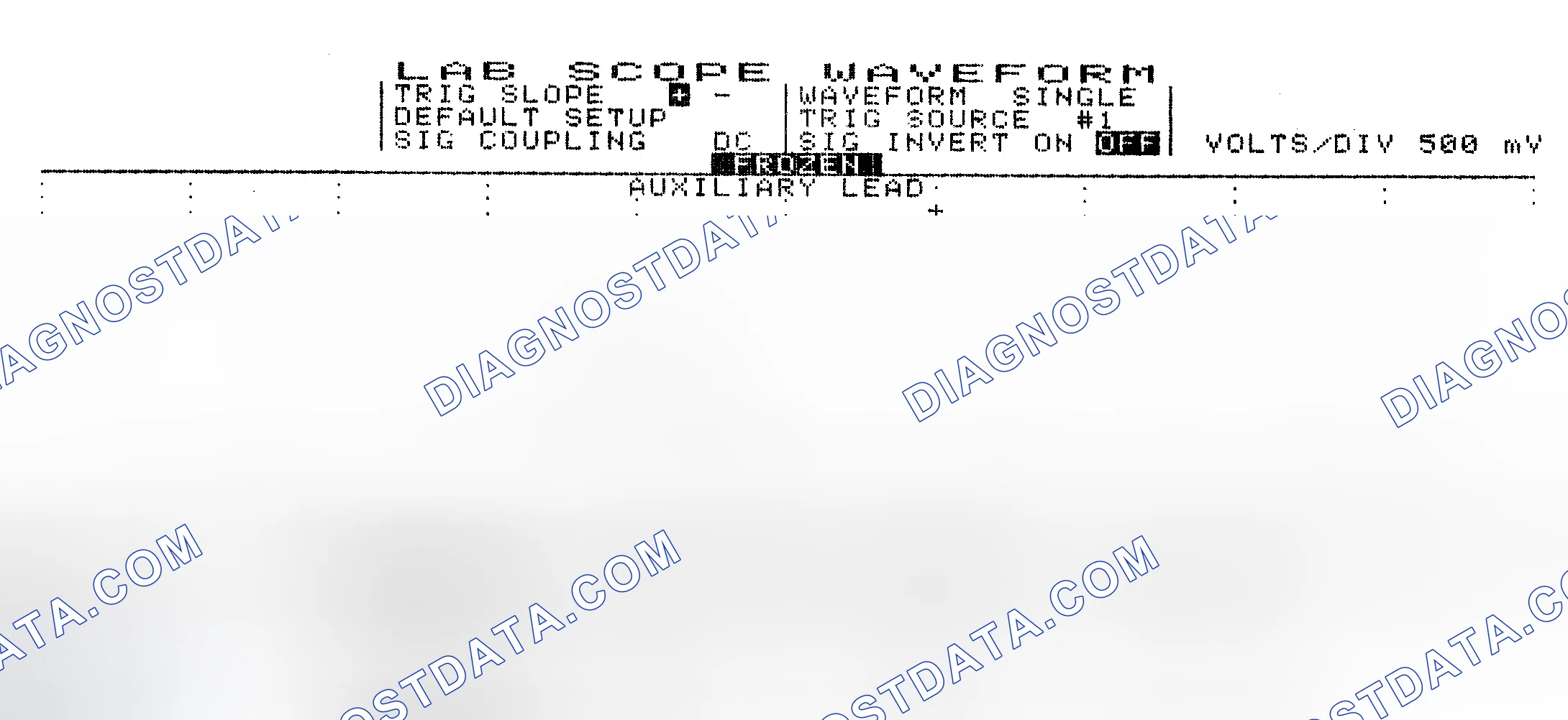 Scheme 10: Single Injector w/Excessive Current Flow - Current Pattern