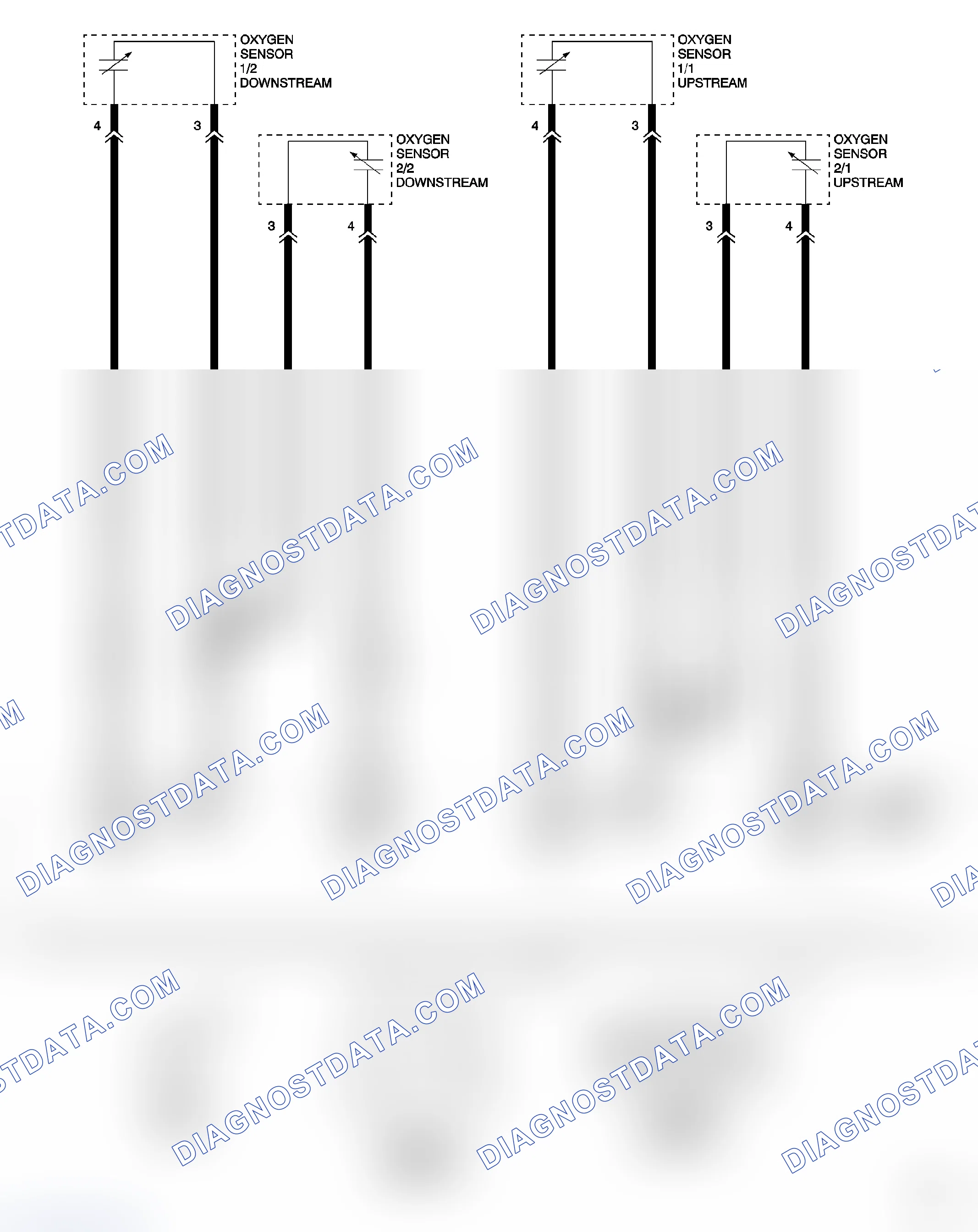 Scheme 121: P0153-O2 SENSOR 2/1 LONG PERFORMANCE