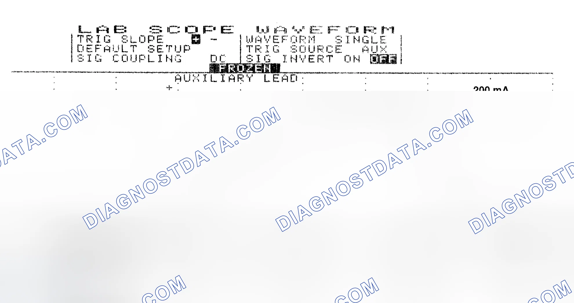 Scheme 13: Single Injector w/Normal Current Flow - Current Pattern