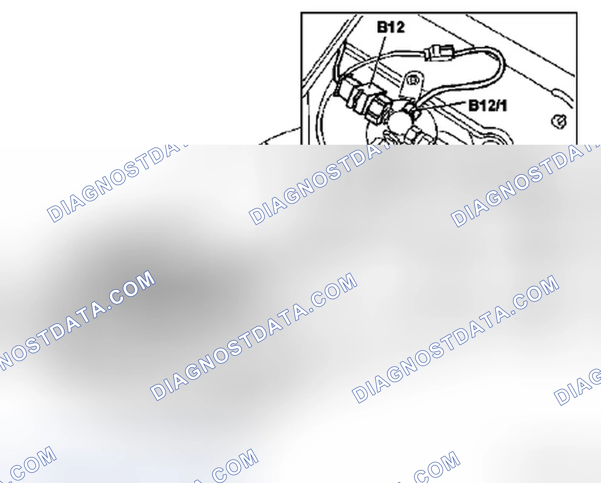 Scheme 141: Refrigerant pressure sensor, location - GF83.40-P-2126-02A