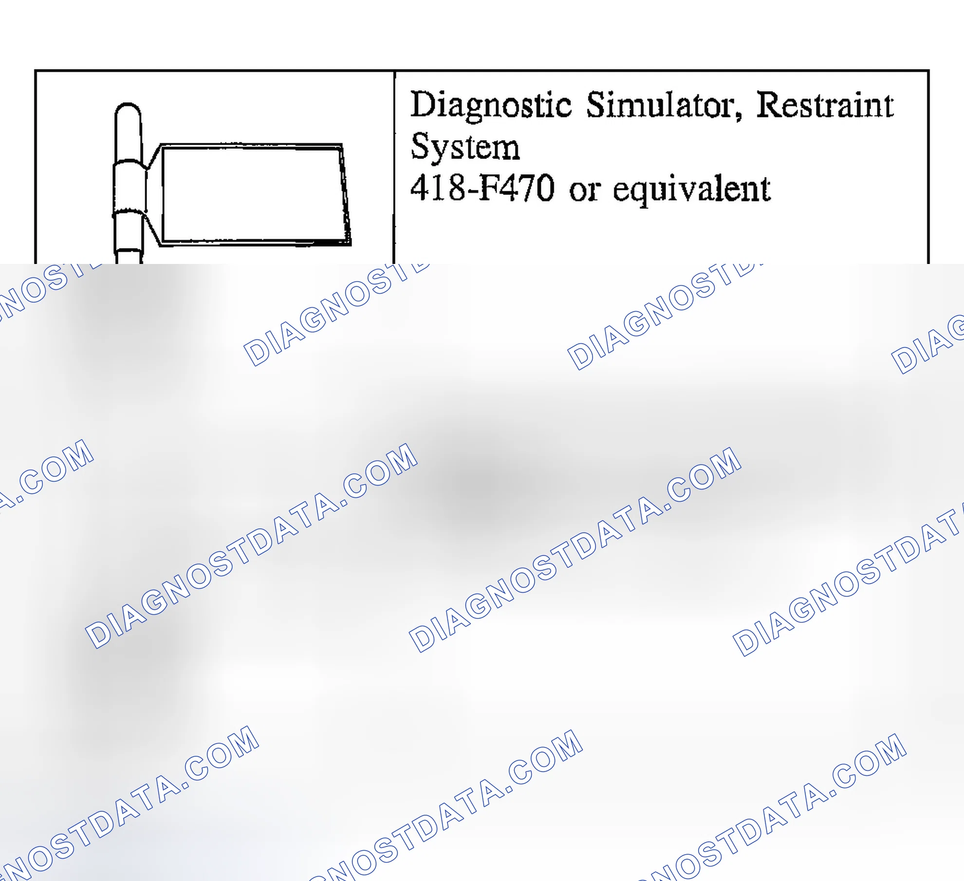 Scheme 27: Identifying Special Tool(s)