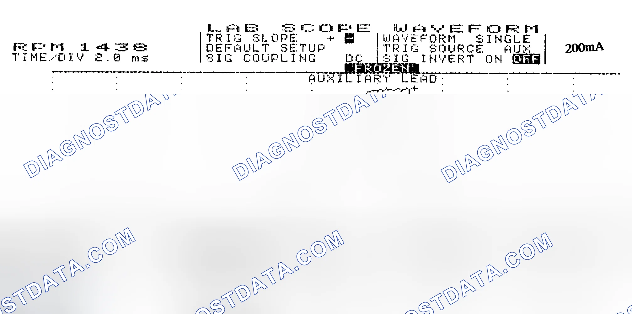 Scheme 15: Single Injector w/Normal Current Flow - Current Pattern