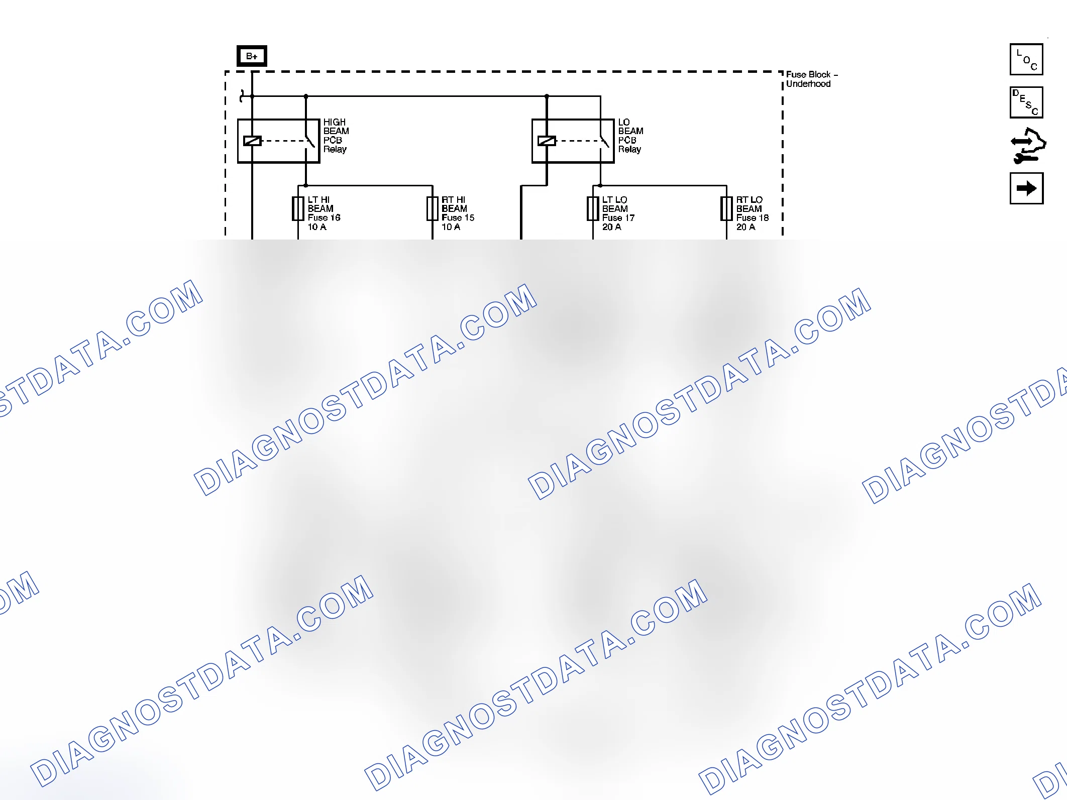 Scheme 1: Headlights/Daytime Running Lights (DRL) Schematics