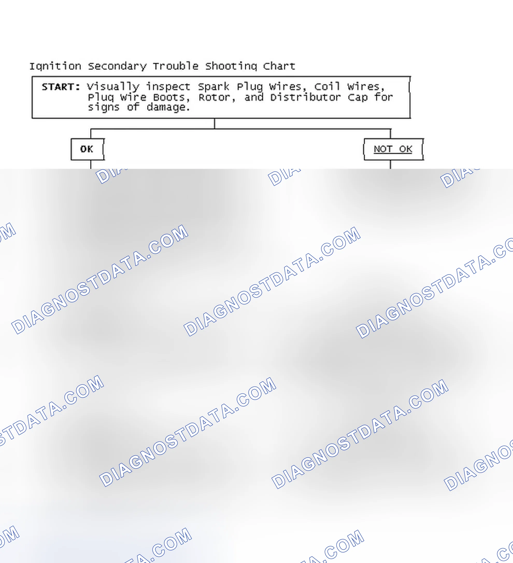 Scheme 1: Ignition Secondary Trouble Shooting Chart