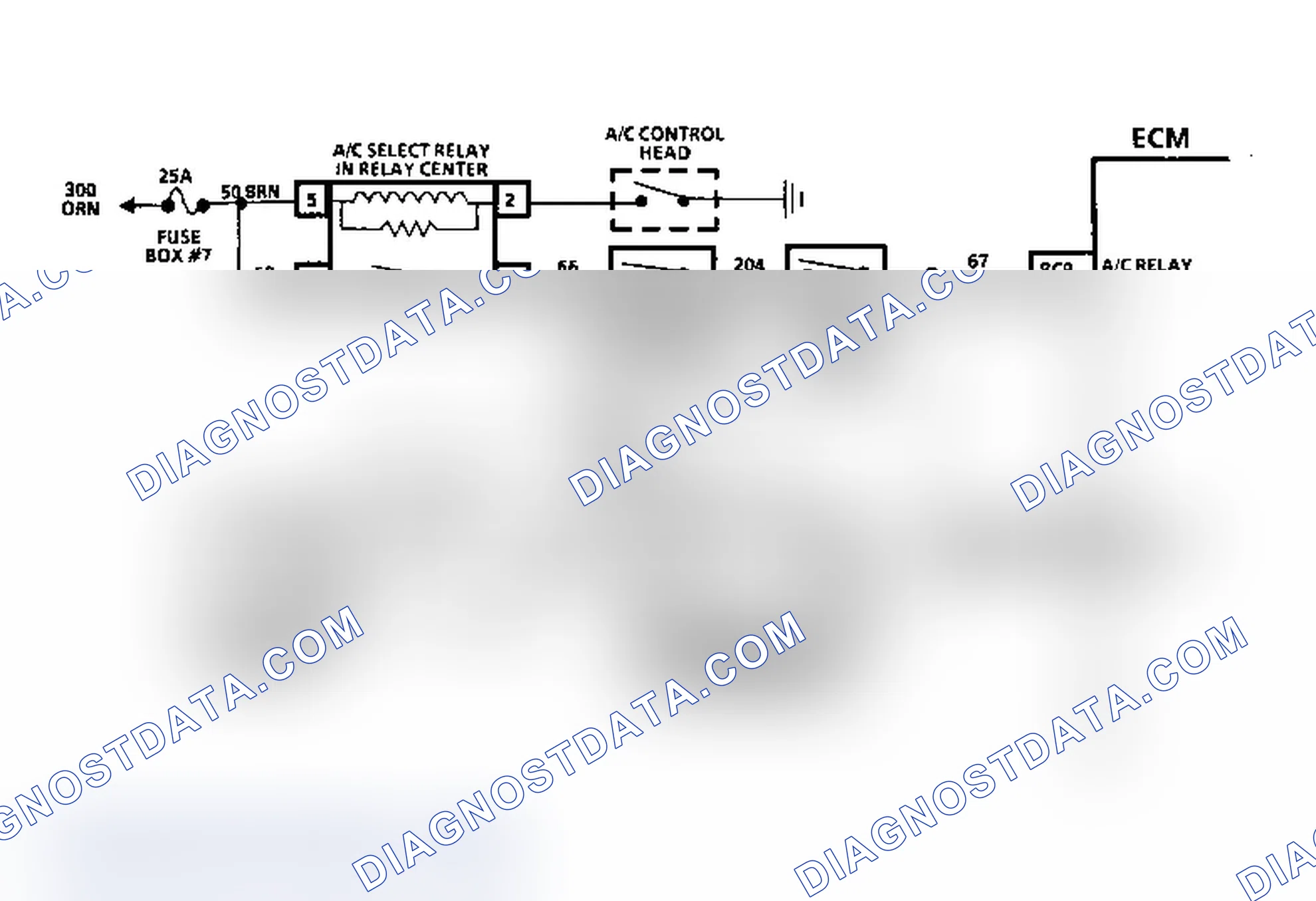 Scheme 287: Chart C10A Schematic, A/C Clutch Control (3.8L "C" & "H" Bodies)