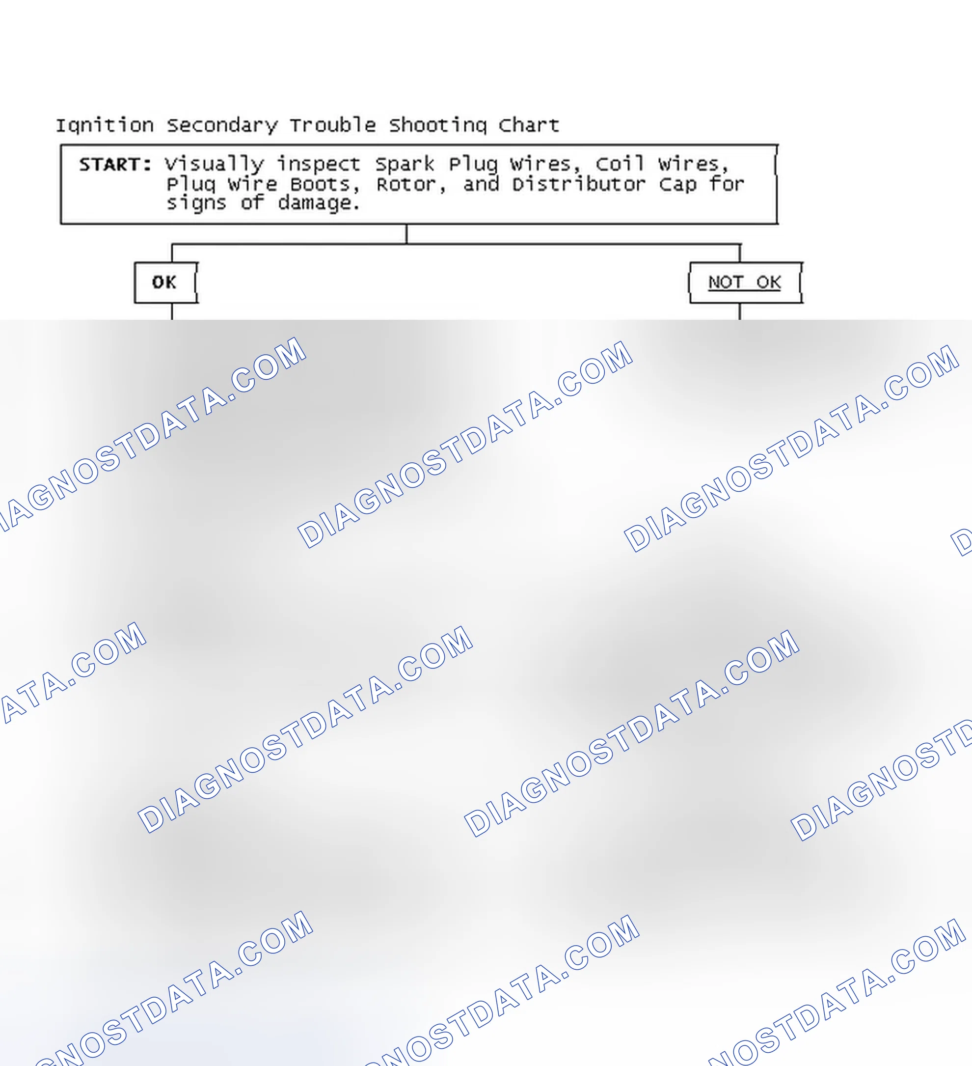 Scheme 1: Ignition Secondary Trouble Shooting Chart