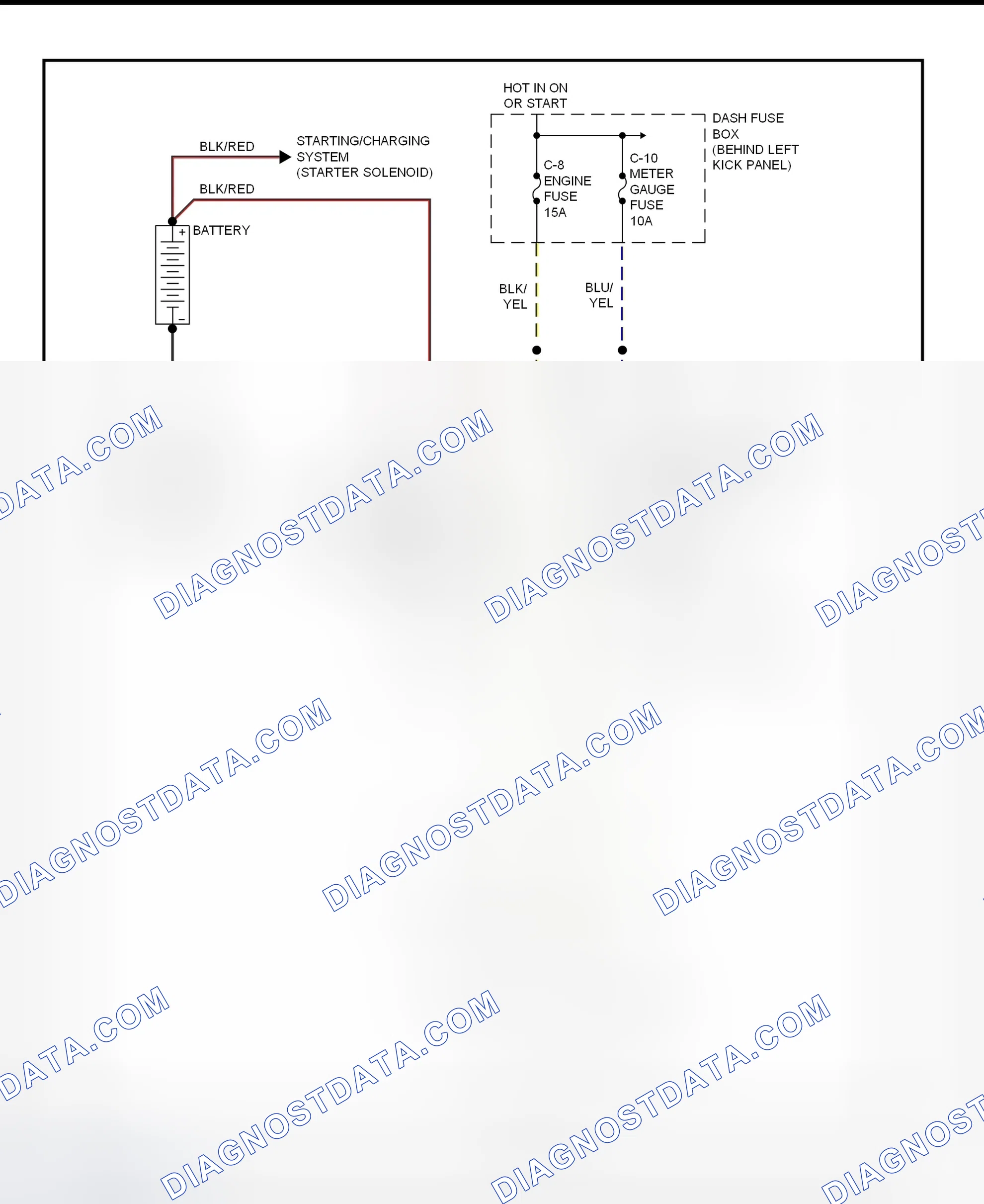 Scheme 4: Charging System Wiring Diagram (Trooper)