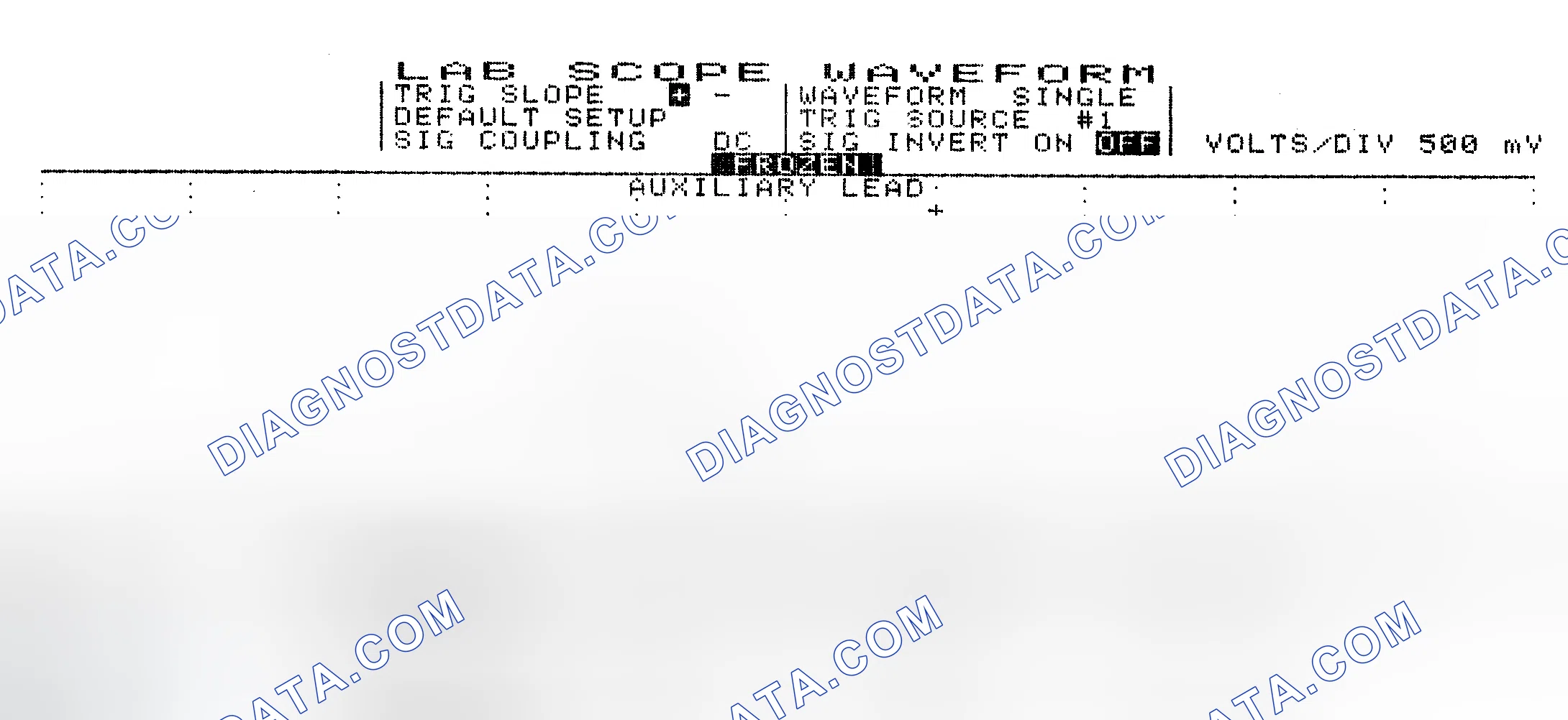 Scheme 10: Single Injector w/Excessive Current Flow - Current Pattern