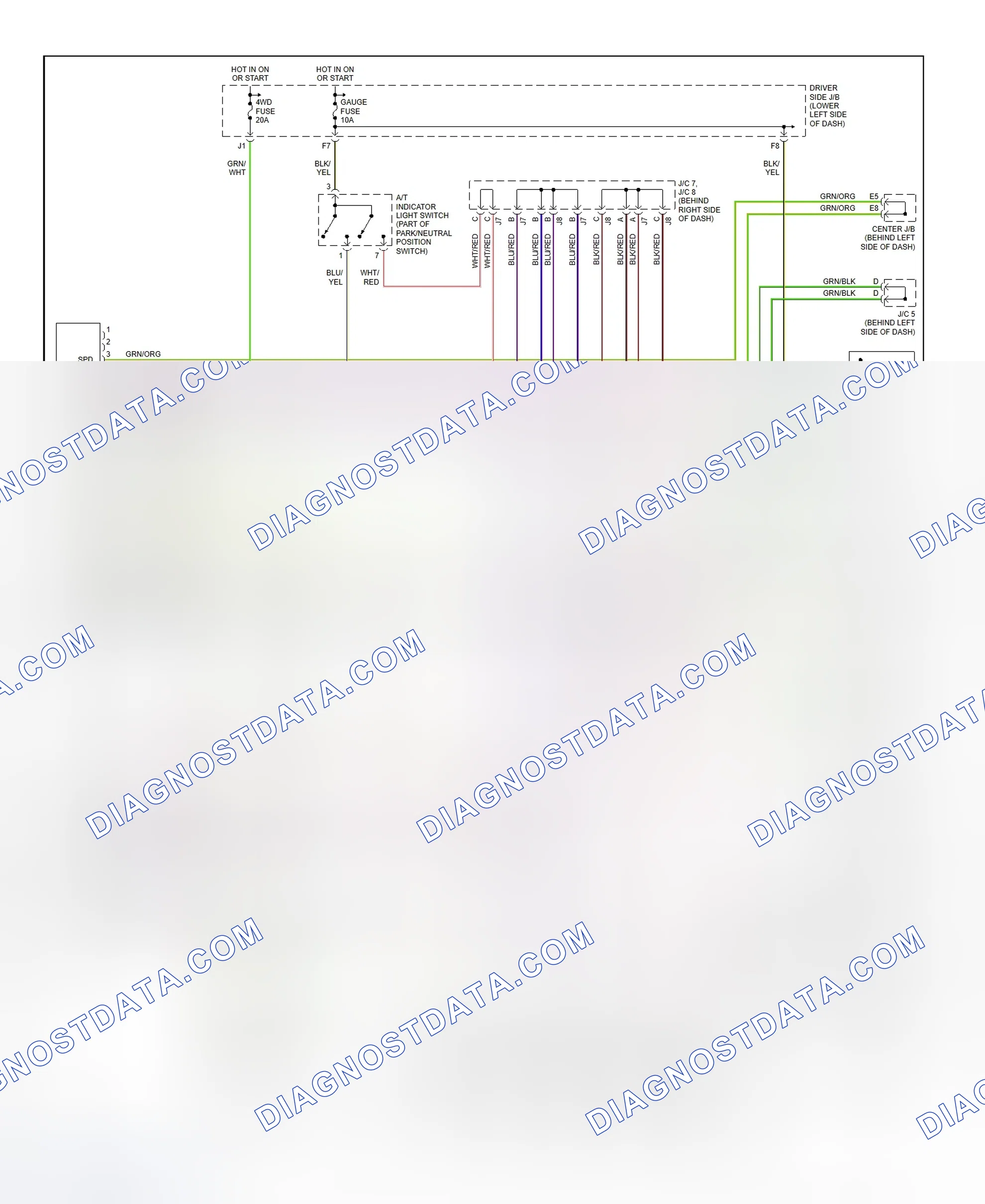 Scheme 16: Differential Lock System Wiring Diagram (4Runner)