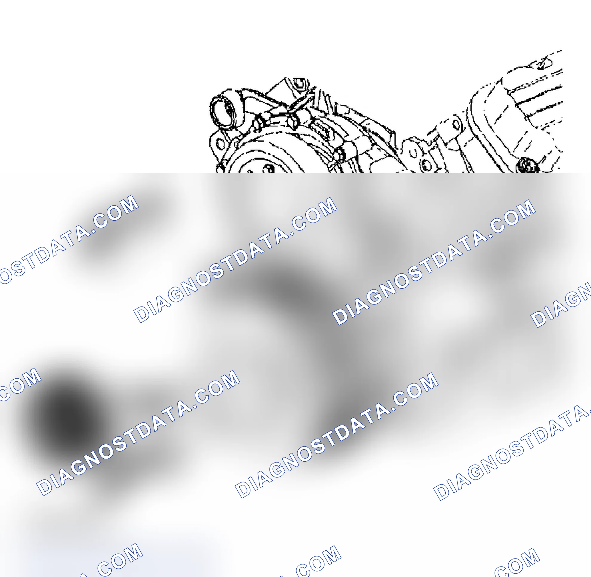 Scheme 483: Drive Belt Idler Pulley Bracket - Removal (L67)