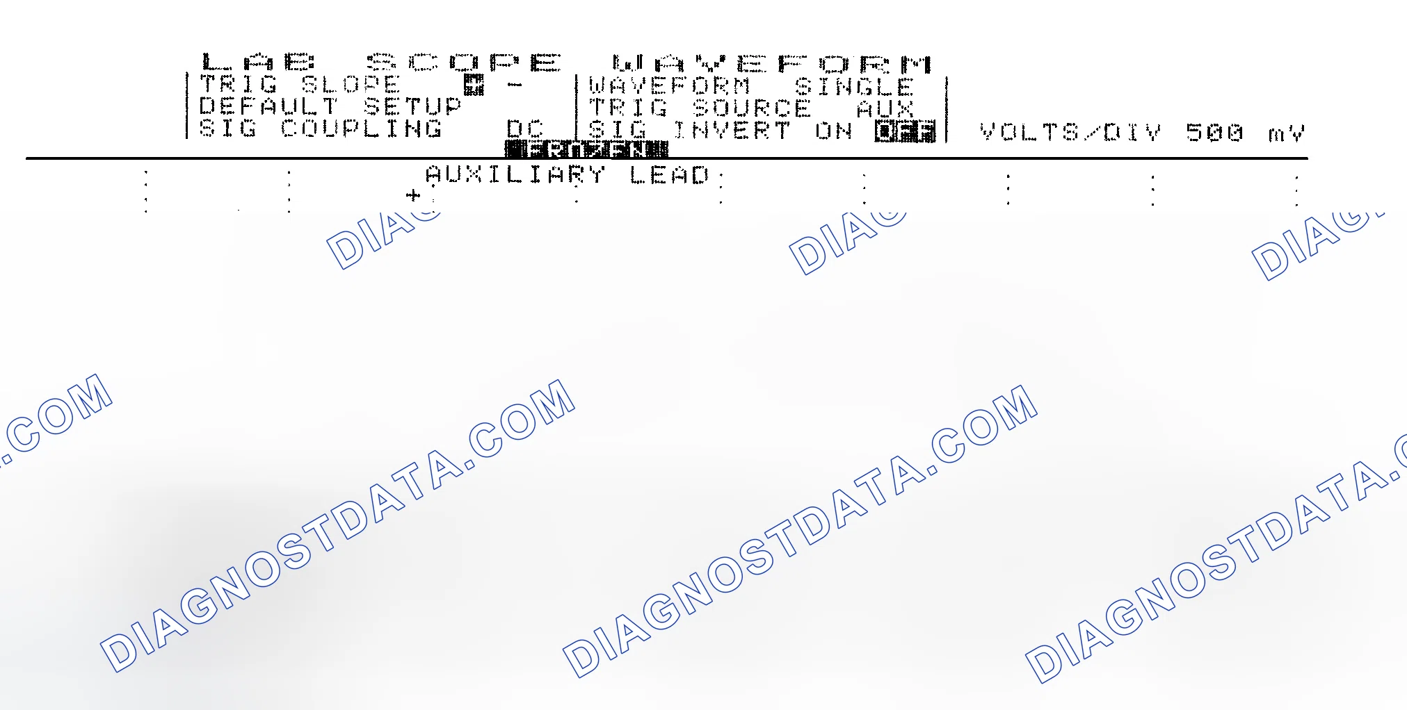Scheme 14: Single Injector w/Excessive Current Flow - Current Pattern
