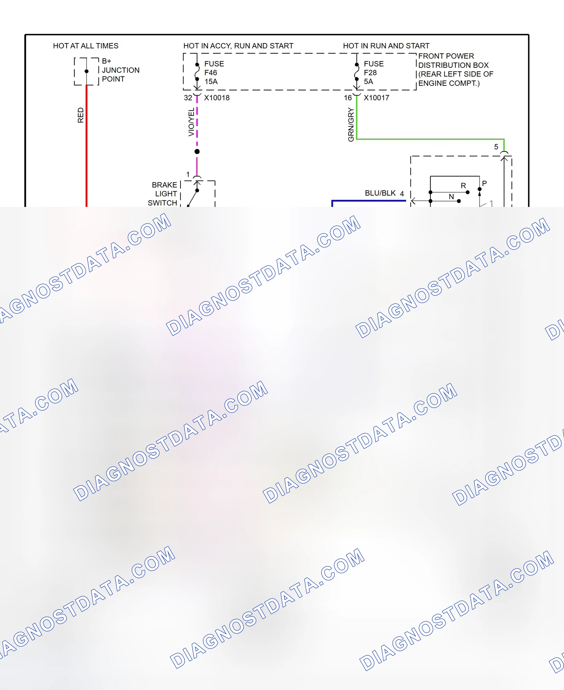 Scheme 5: Shift Interlock System Wiring Diagram (1992-97 BMW 3-Series Except 1995-97 318ti)