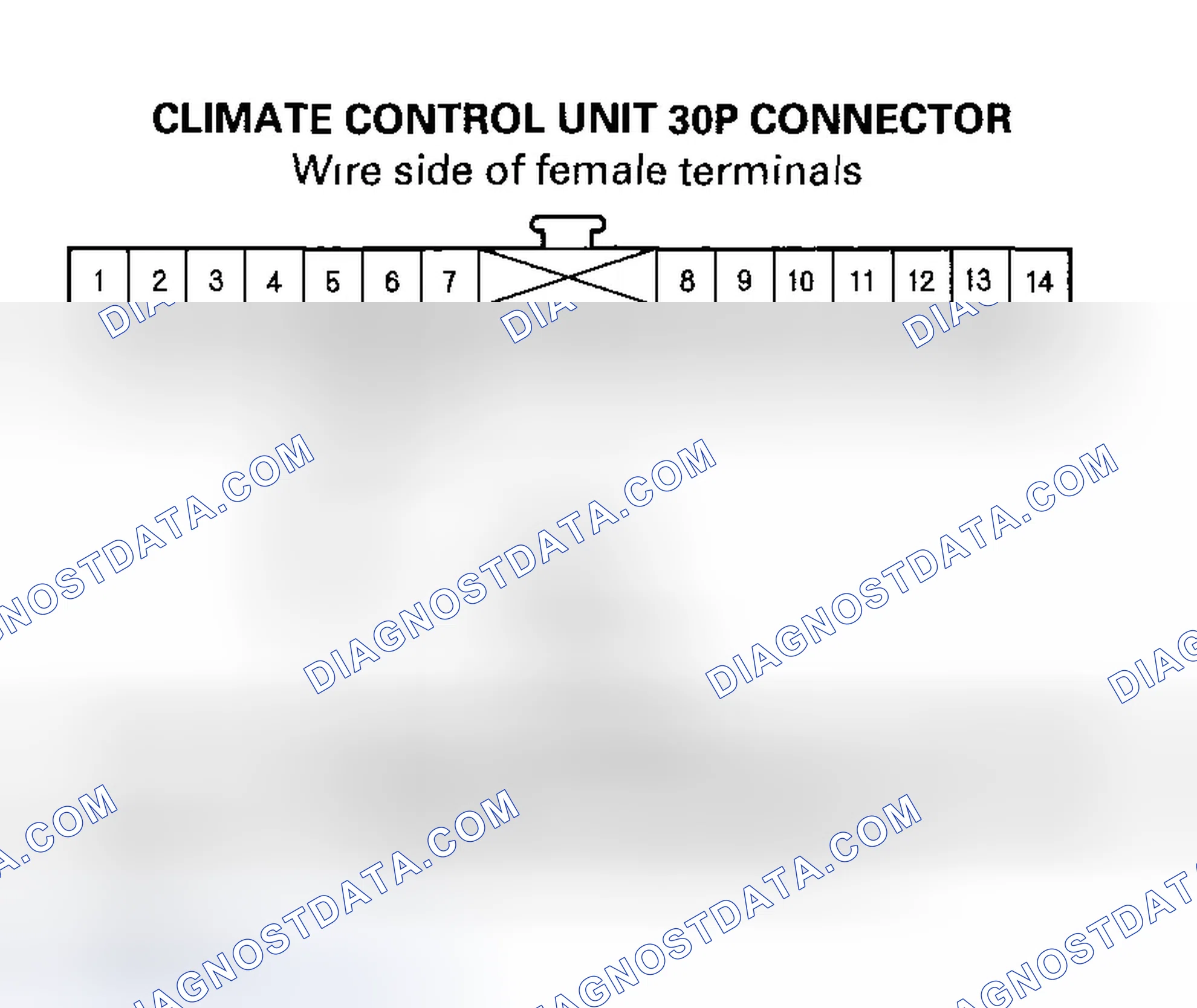 Scheme 14: DTC B1227 or DTC indicator C and AUTO: An Open in the Outside Air Temperature Sensor Circuit