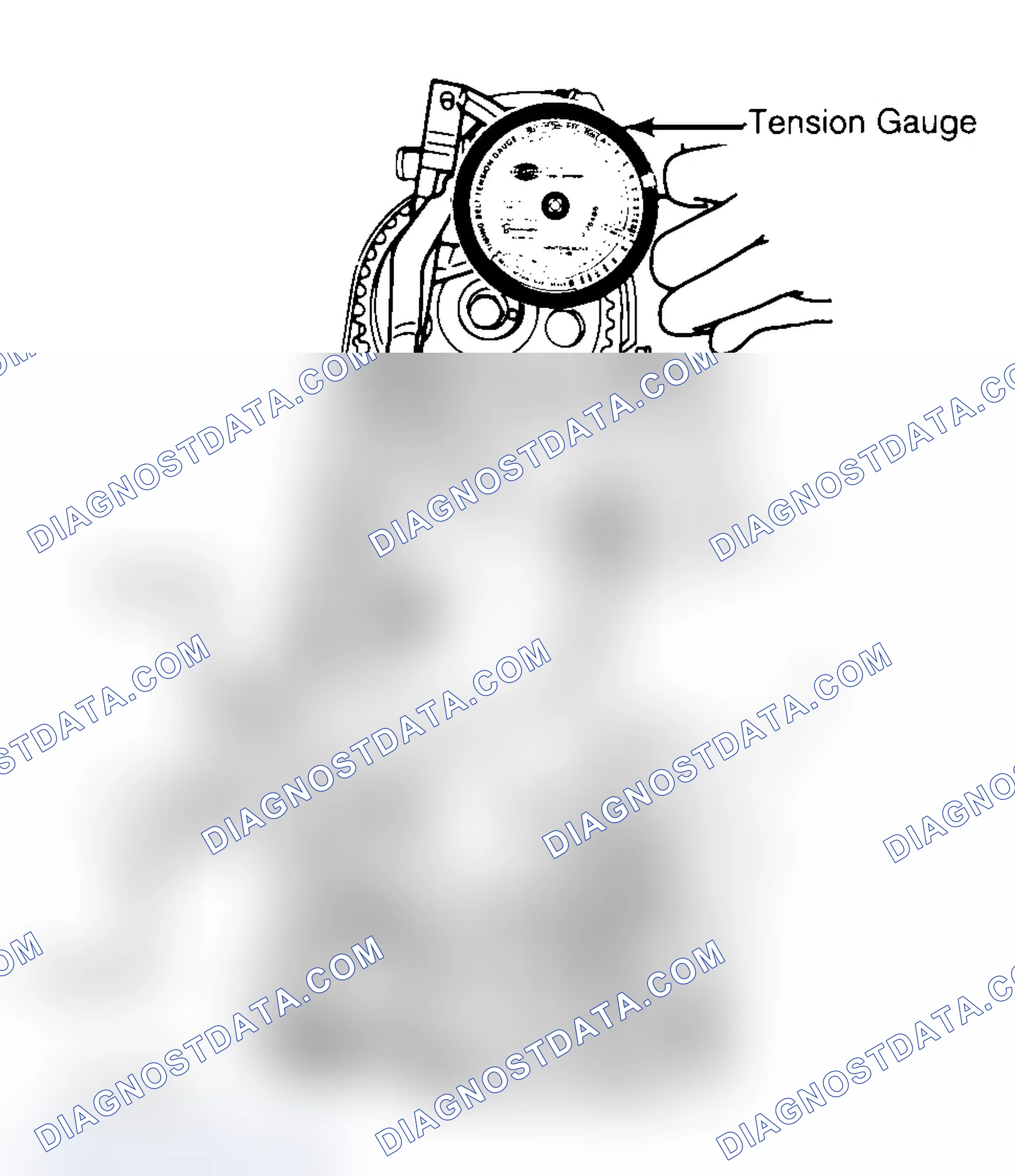Scheme 28: Adjusting Typical Timing Belt Tension